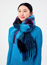 TARTAN CHECK WOOL STOLE