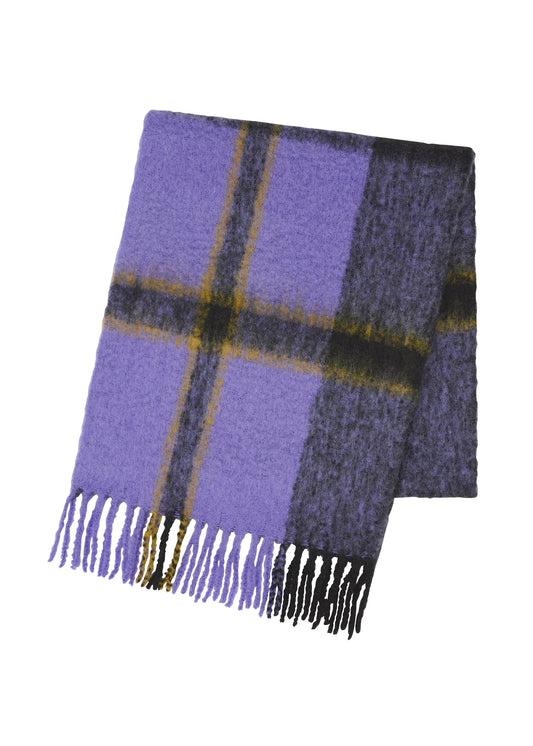 TARTAN CHECK WOOL STOLE view 1