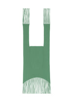 FRINGE FINE KNIT PLEATS BAG