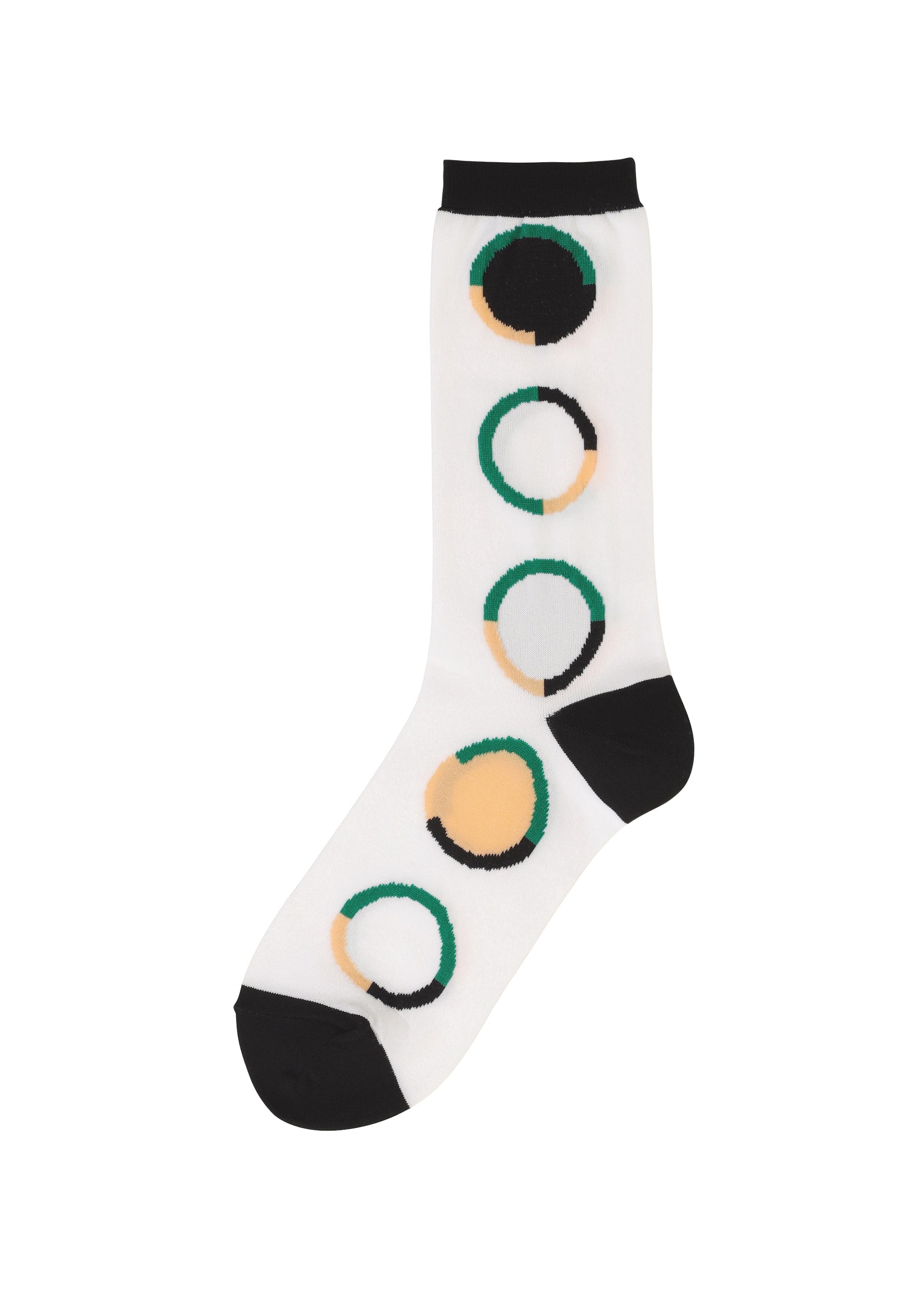 TIME CIRCLE SOCKS, Accessories & Others_Legwear & Shoes, White