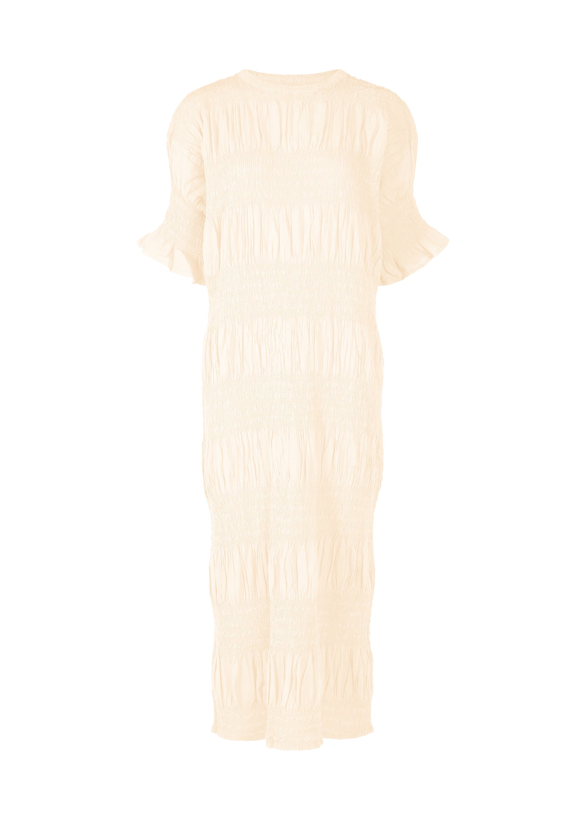 SHRINK STRIPE, Women's Dress, White