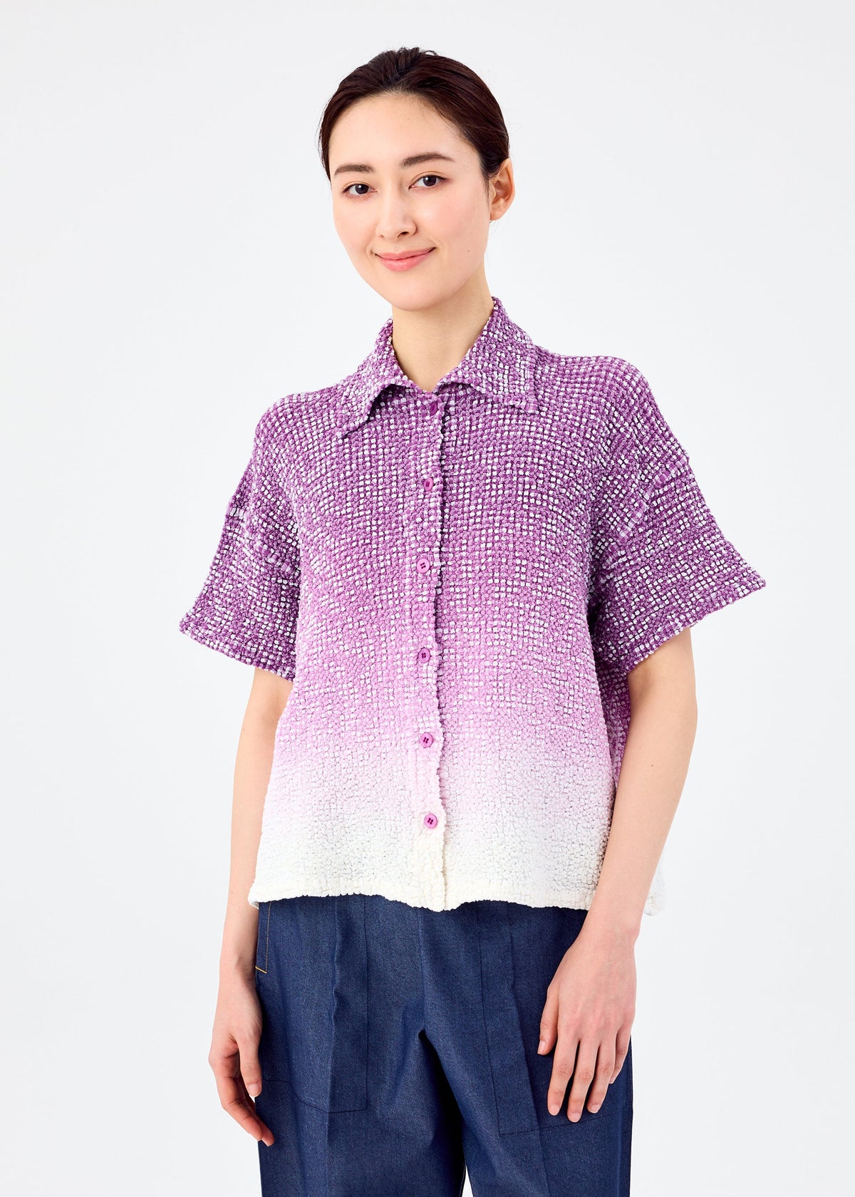 GRADATION GINGHAM CHECK CAULIFLOWER