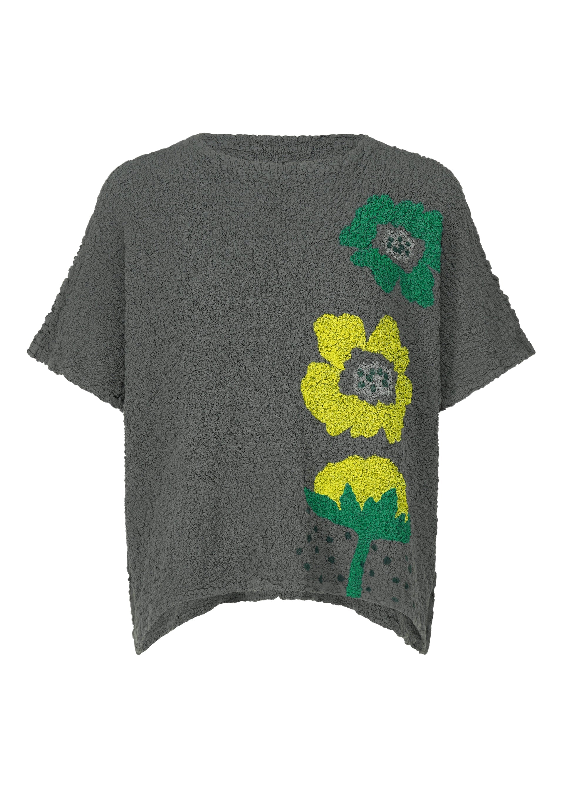GROW PRINT CAULIFLOWER, Women's Top, Gray