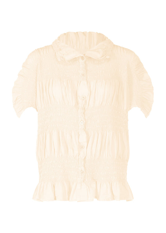 SHRINK STRIPE, Women's Top, White