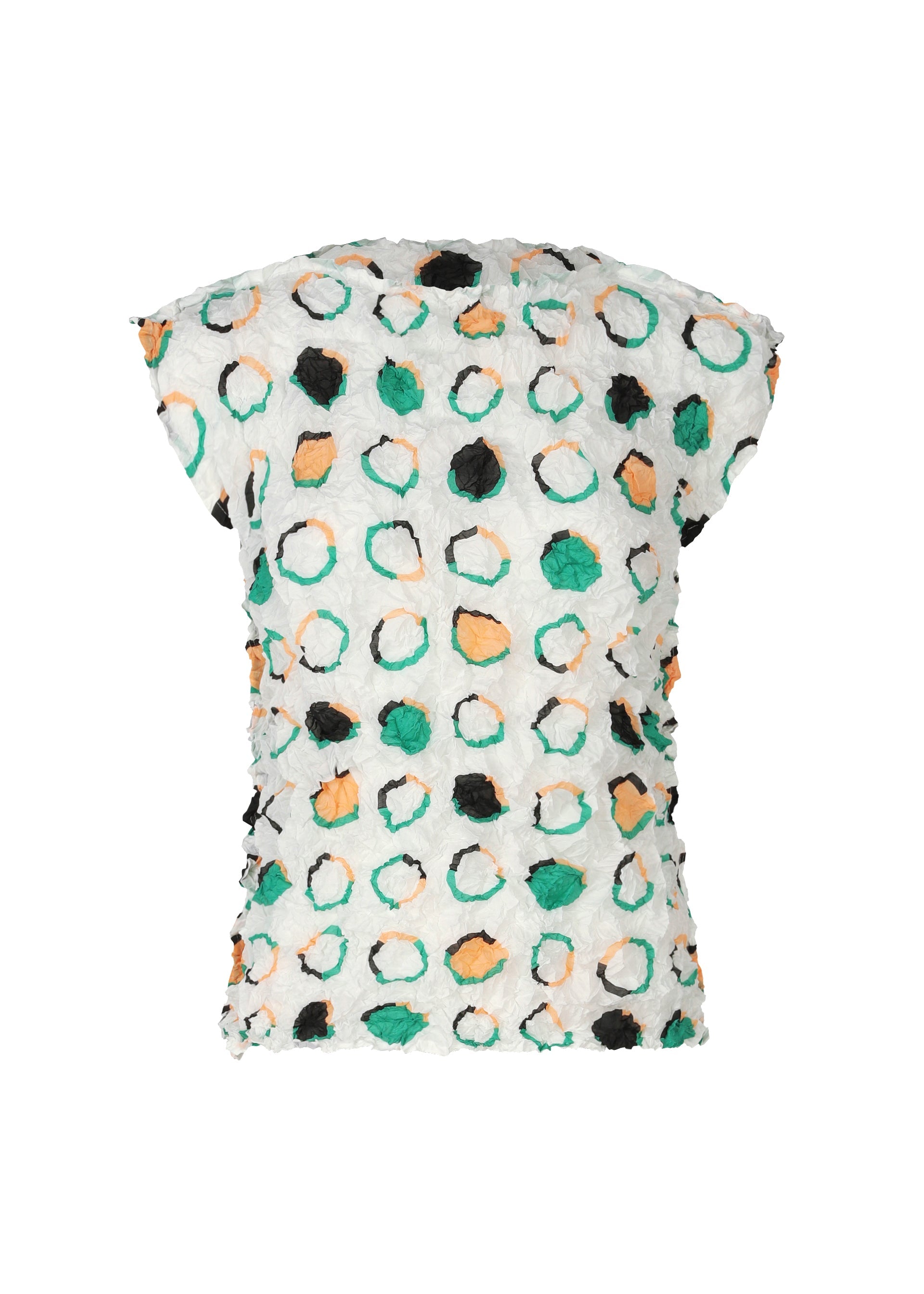 TIME CIRCLE MERINGUE TOP, Women's Tops, White