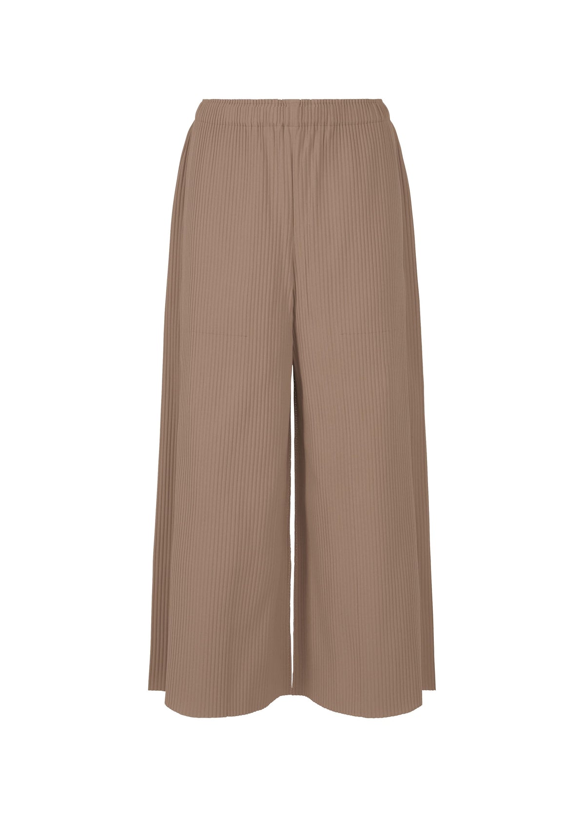 FINE KNIT PLEATS BOTTOM 2, Women's Pants, Brown view 2 of 7