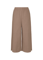 FINE KNIT PLEATS BOTTOM 2, Women's Pants, Brown - TAUPE （no.13）
