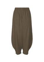 FINE KNIT PLEATS BOTTOM 2 - DARK BROWN （no.46）
