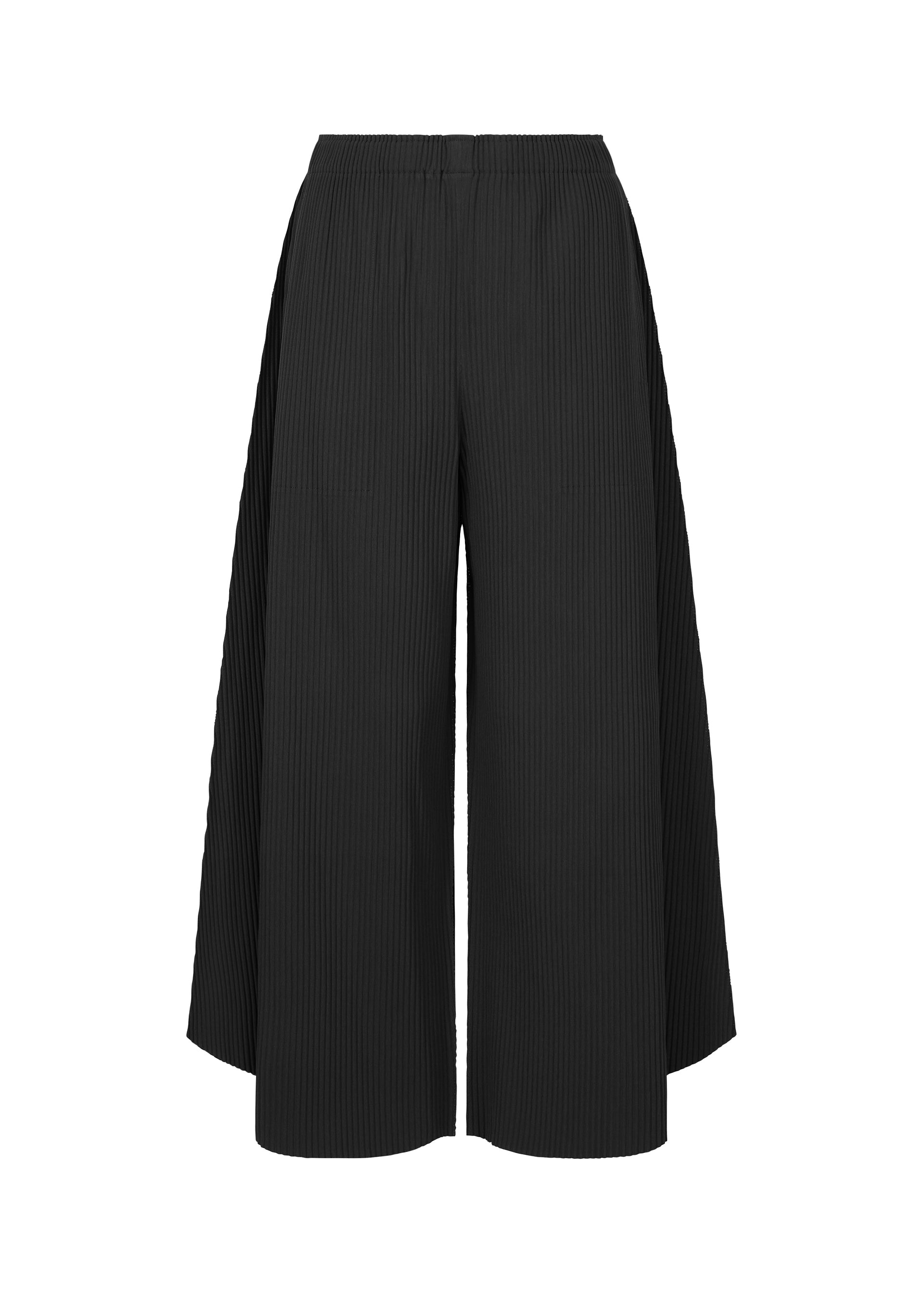 Zoomed view SWING PLEATS, Women's Pants, Black - BLACK （no.15）