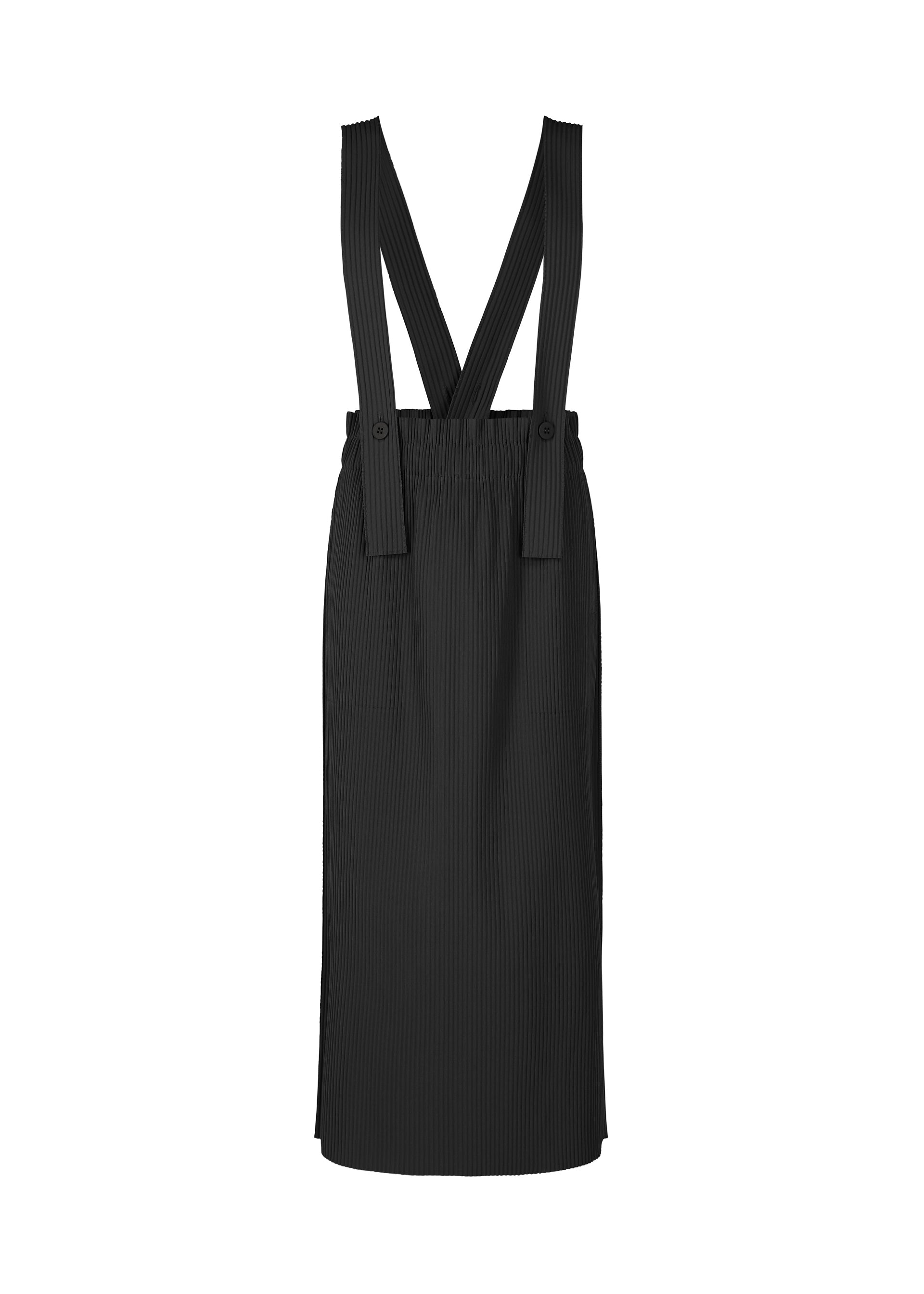 Zoomed view FINE KNIT PLEATS BOTTOM 3, Women's Skirt, Black - BLACK （no.15）