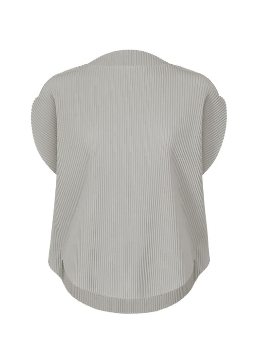 CIRCLE PLEATS, Women's Tops, Grey