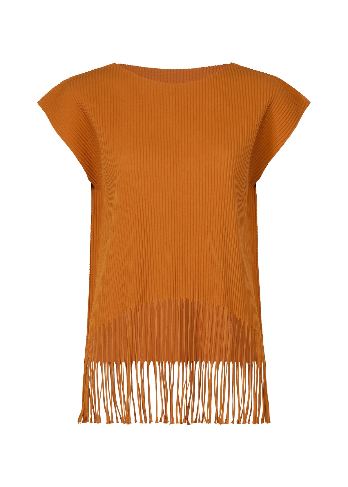 FRINGE PLEATS, Women's Tops, Orange