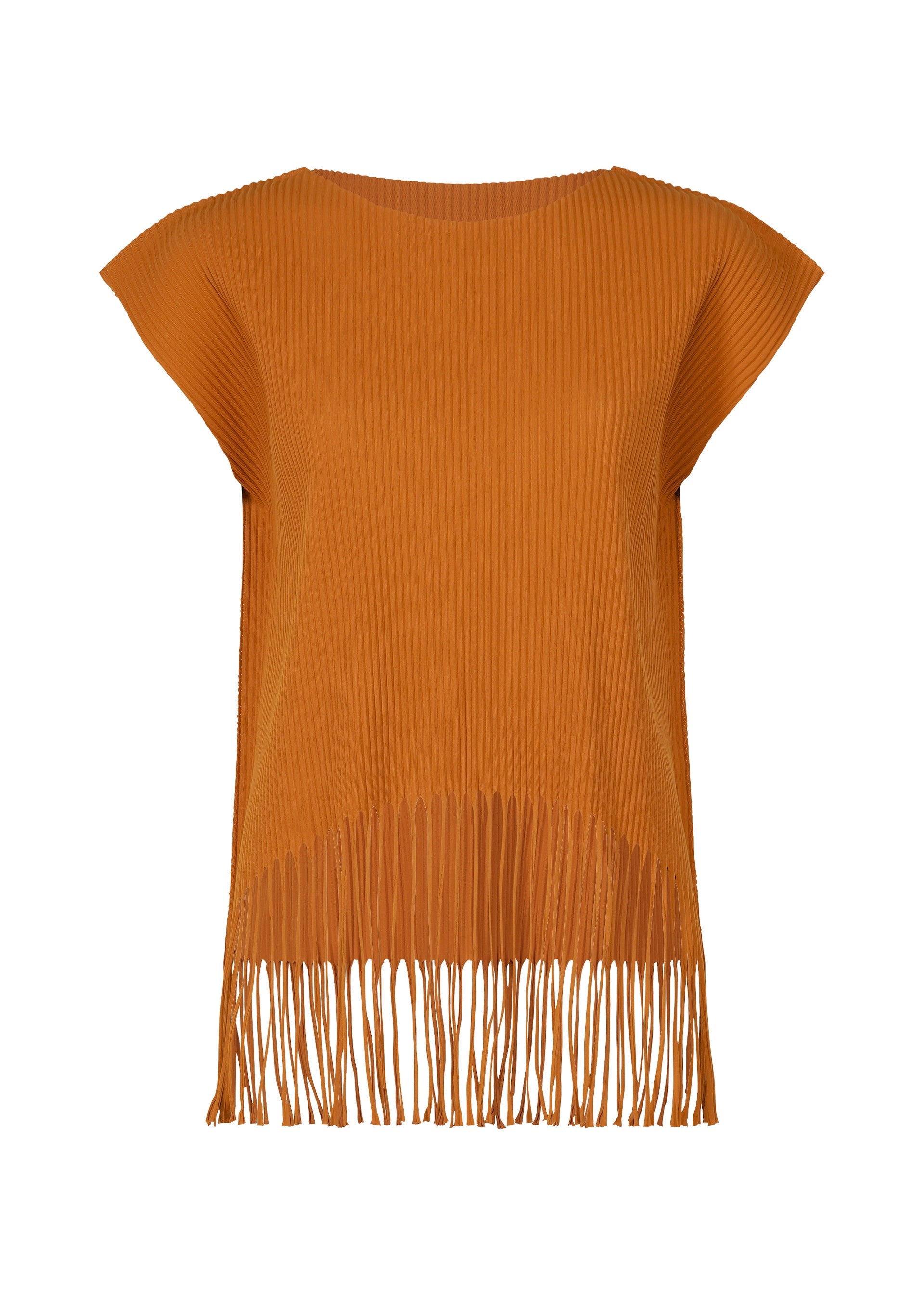 FRINGE PLEATS, Women's Tops, Orange