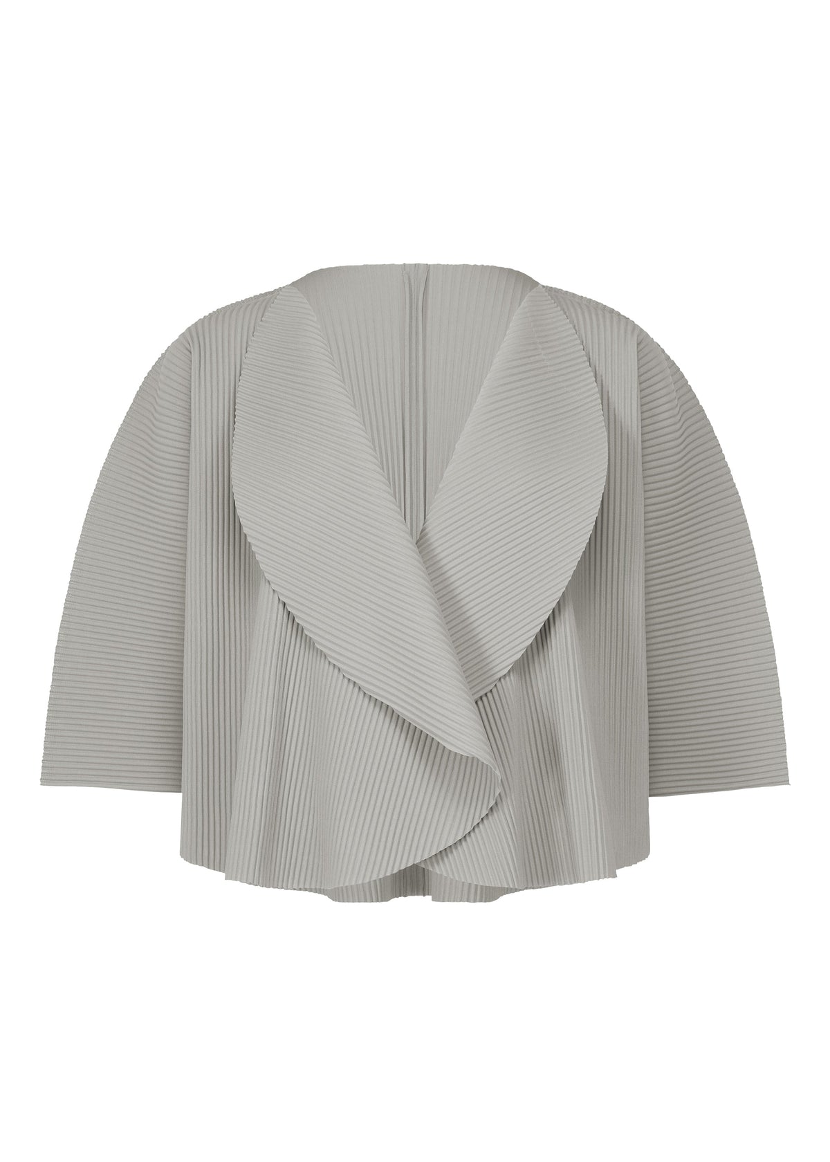 CIRCLE PLEATS, Women's Tops, Cardigan, Grey