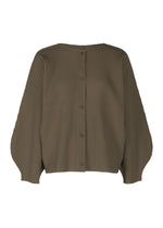ROUND PLEATS - DARK BROWN （no.46）