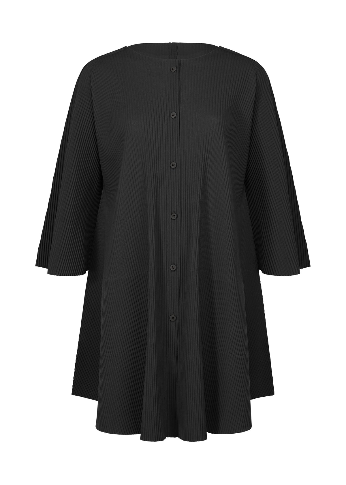 SWING PLEATS, Women's Cardigan, Black view 1 of 9