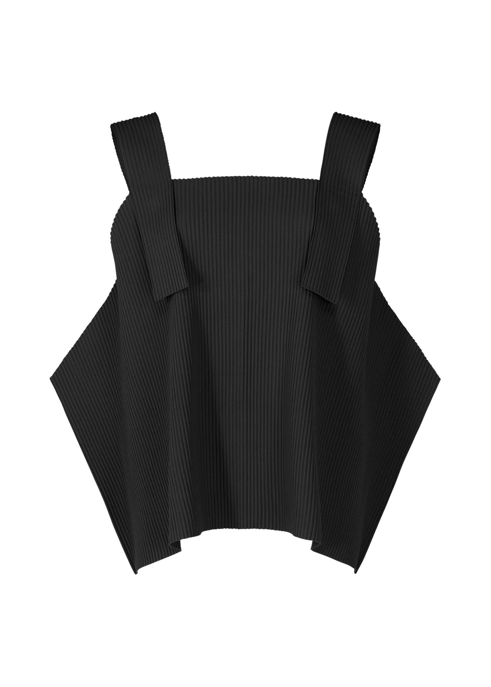 Zoomed view BELT PLEATS, Women's Tops, Black - BLACK （no.15）