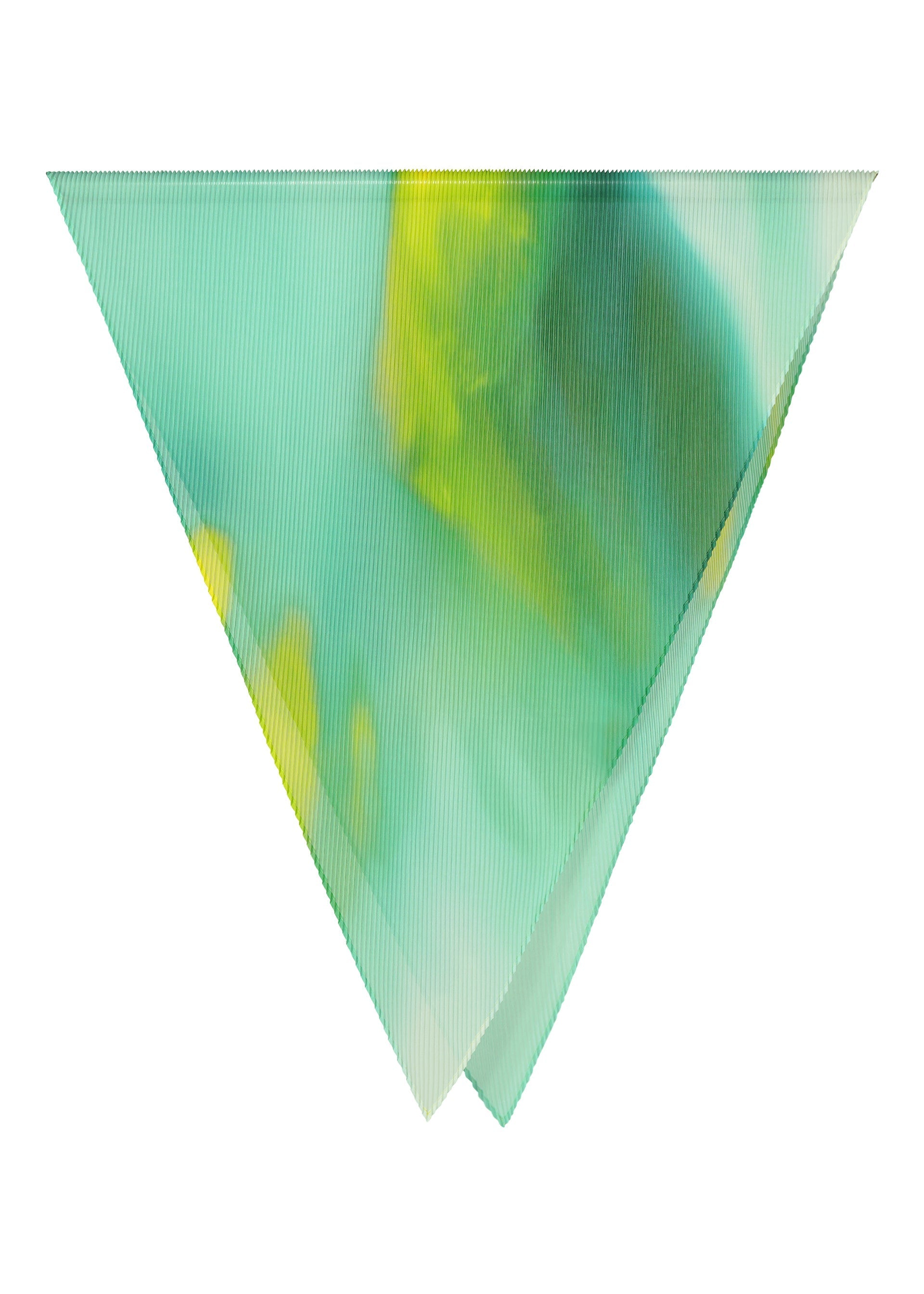 Zoomed view AURORA PLEATS STOLE, Accessories & Others_Stole, Green - GREEN-HUED （no.69）
