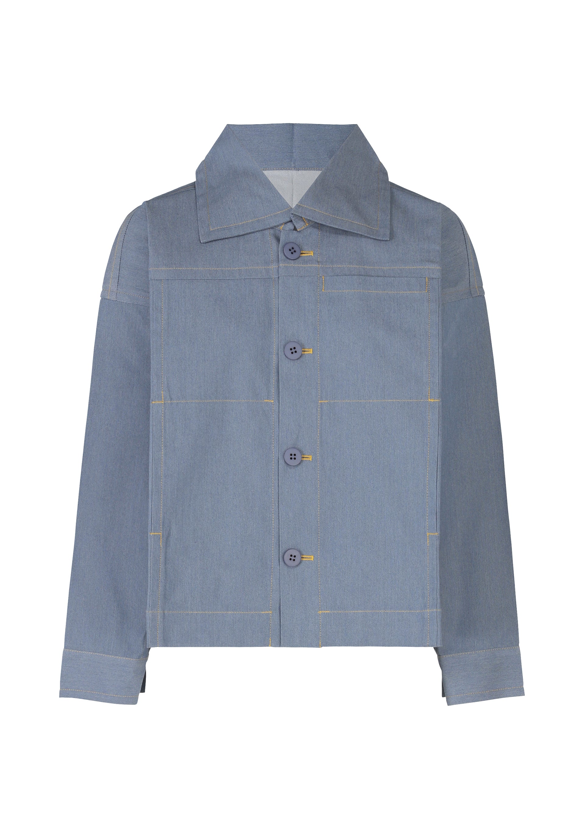 Zoomed view FLAT DENIM, Women's Jackets & Coats, Blue - LIGHT BLUE （no.70）