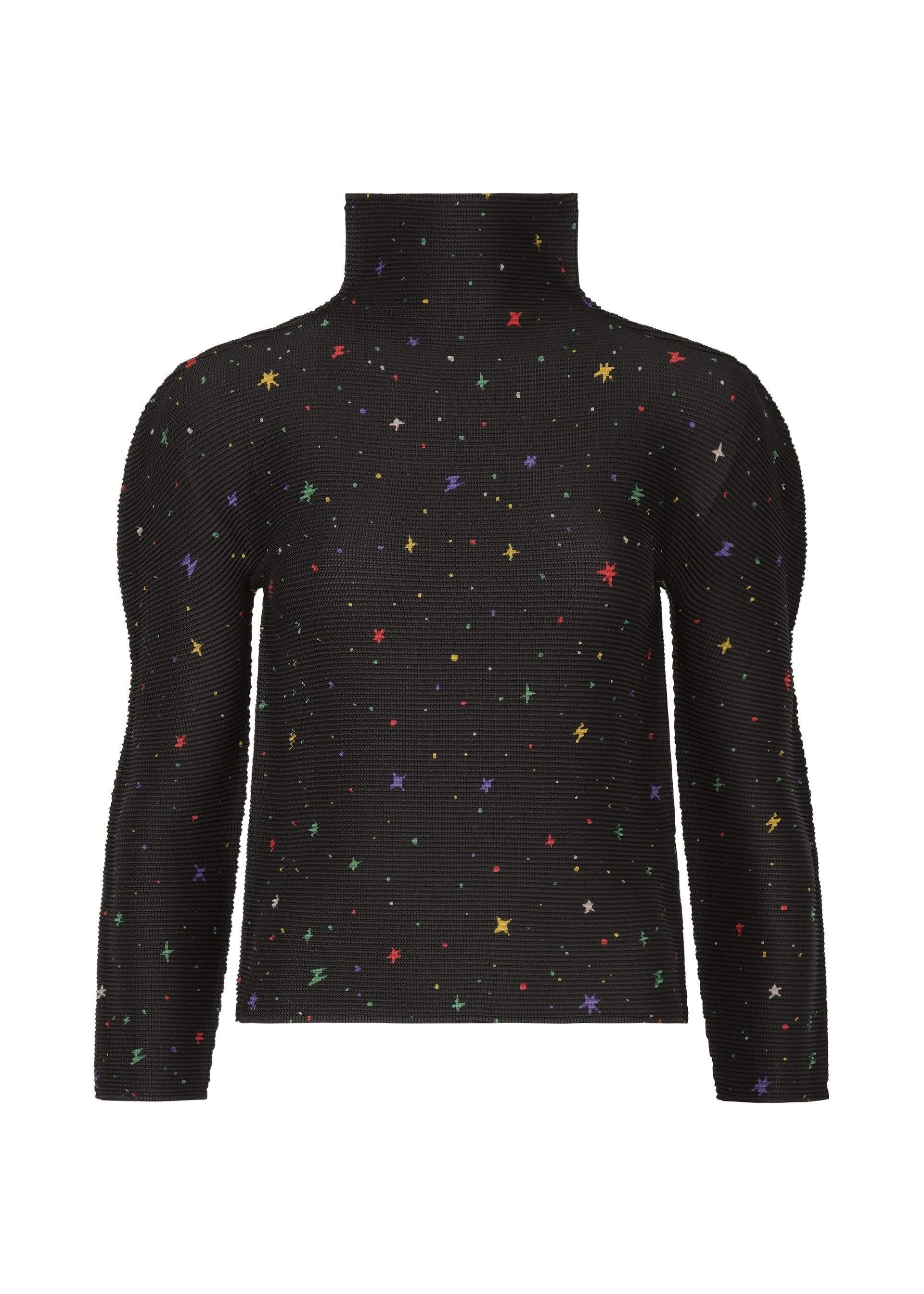 Zoomed view TWINKLE STAR, Women's Top, Black - BLACK-HUED （no.18）