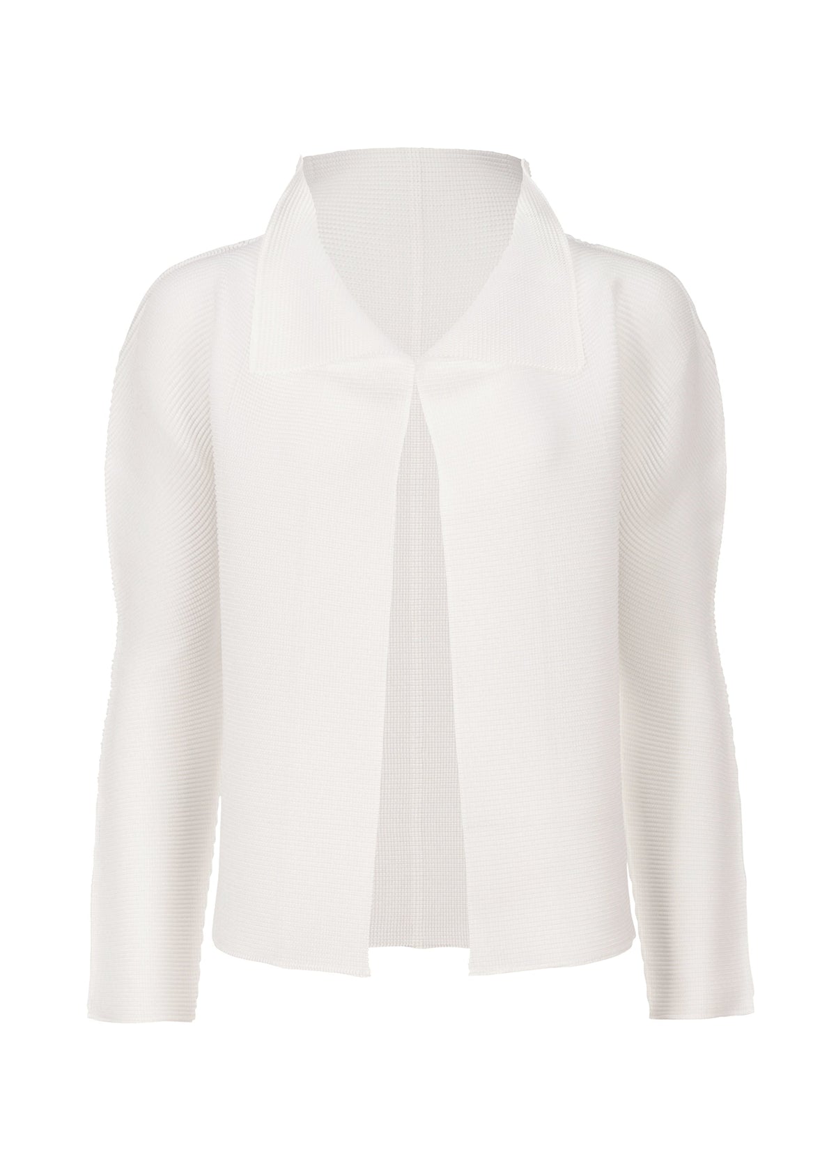 STRETCH PLEATS, Women's Cardigan, White view 1 of 6