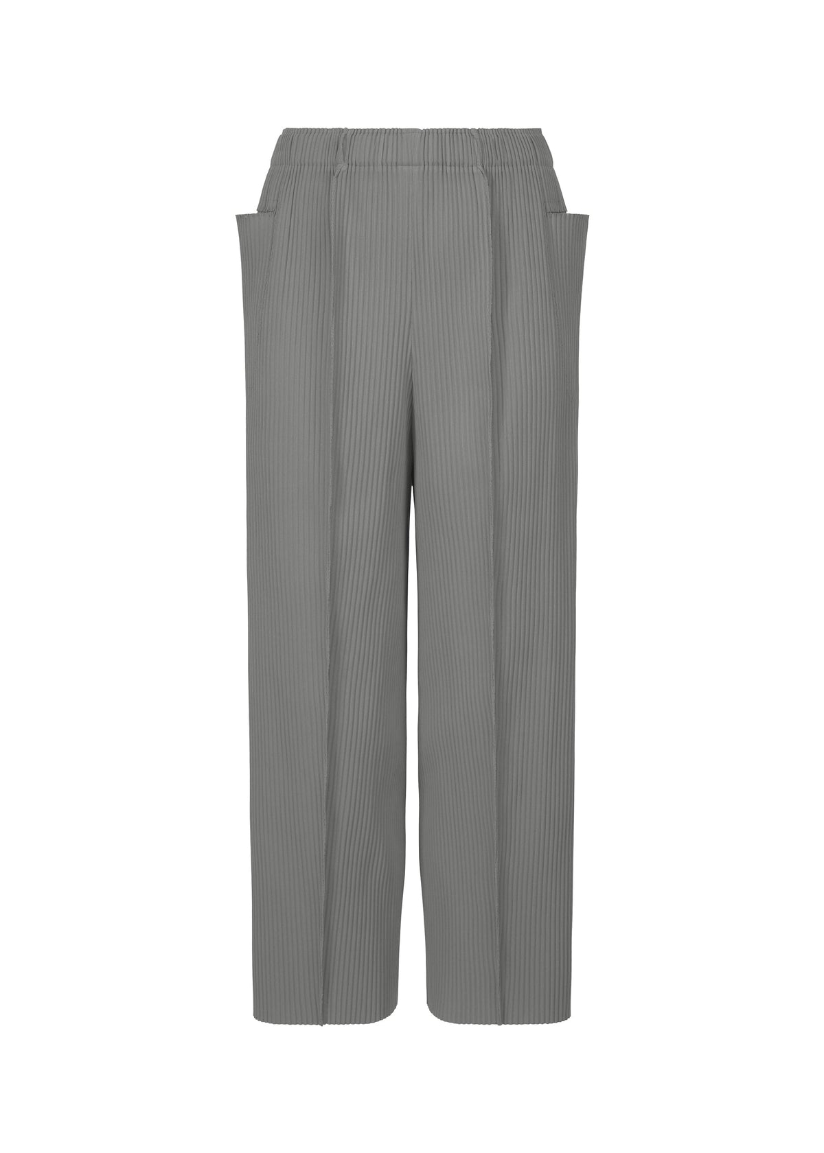 FINE KNIT PLEATS COLOR 1, Women's Pants, Gray view 1 of 8