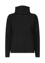 FINE KNIT PLEATS BLACK