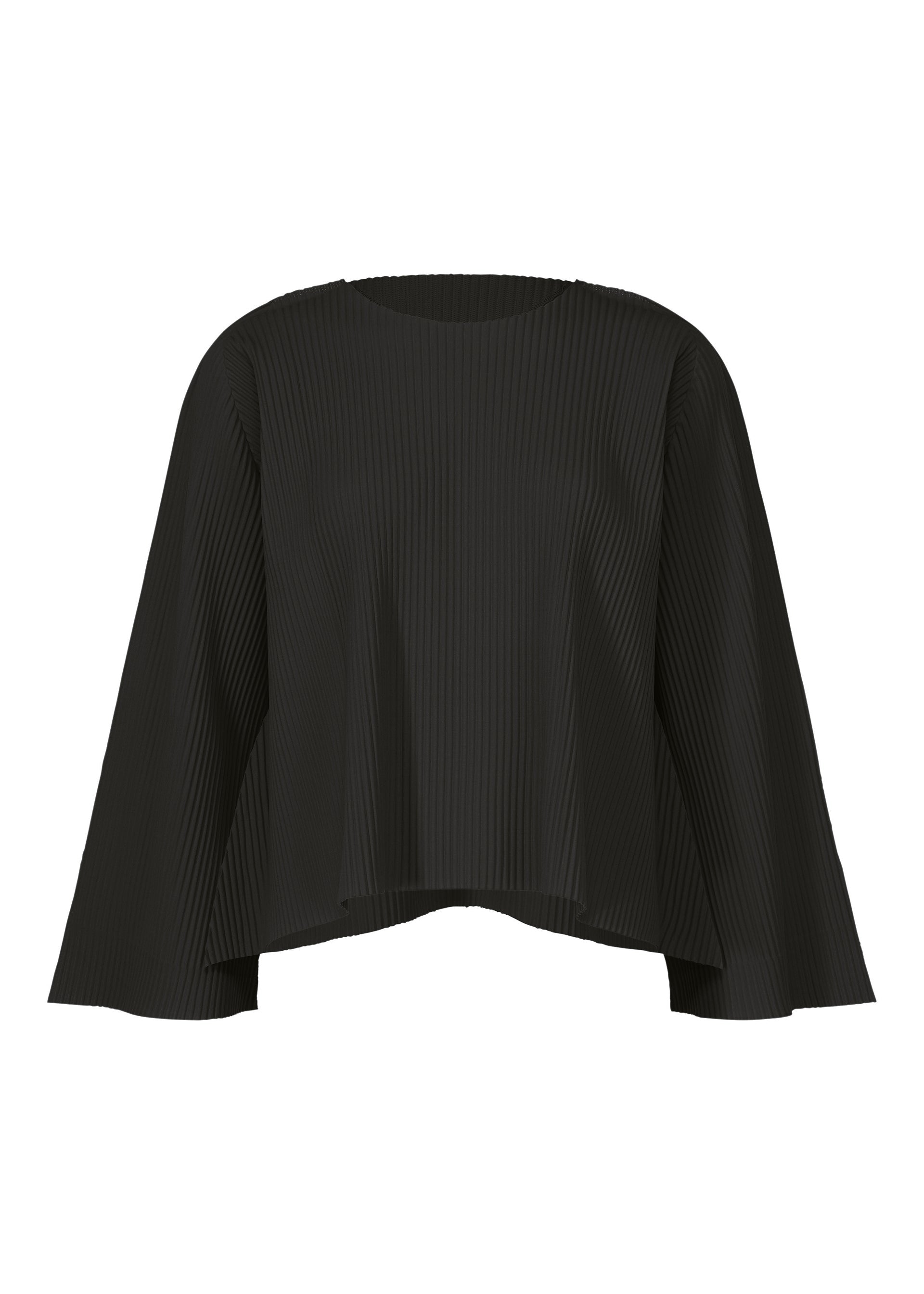 Zoomed view FLARE PLEATS, Women's Tops, Black - BLACK （no.15）