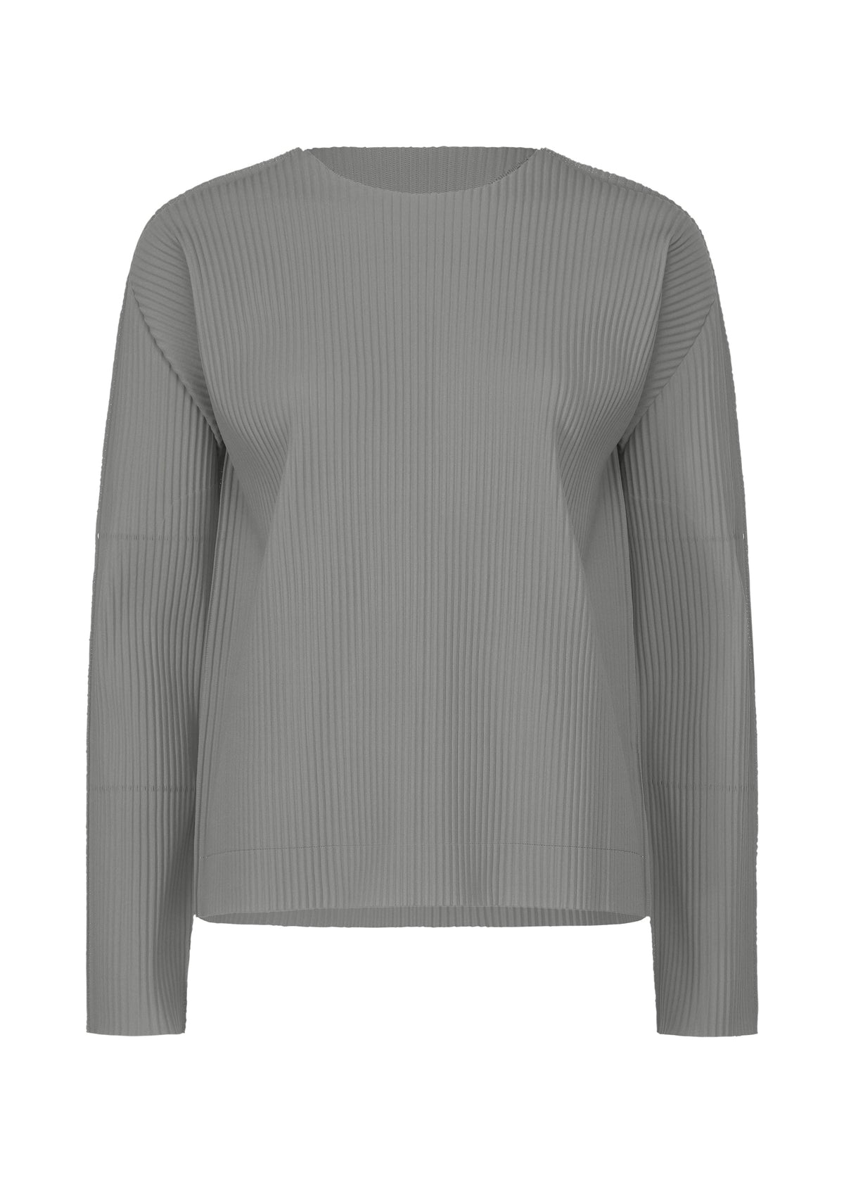 FINE KNIT PLEATS COLOR 1, Women's Tops, Gray view 1 of 8