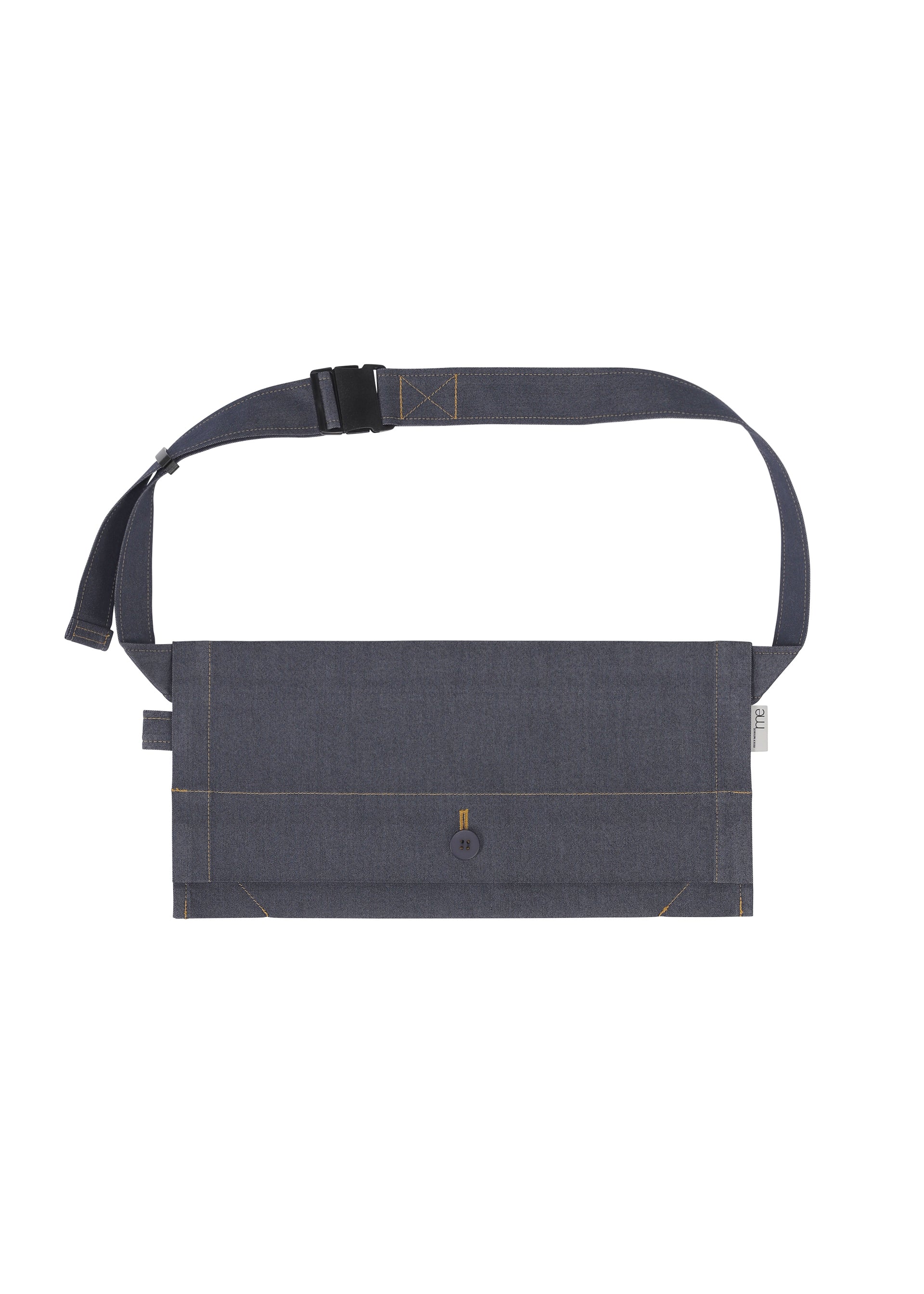 Zoomed view FLAT DENIM BAG - INDIGO （no.76）