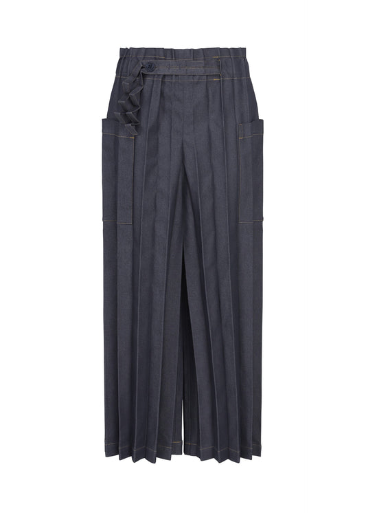 DENIM PLEATS BOTTOM view 1