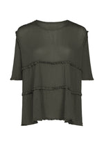 FLARE SEE-THROUGH CREPE