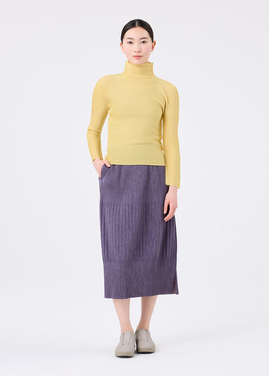 MIX FINE KNIT PLEATS BOTTOM view 2