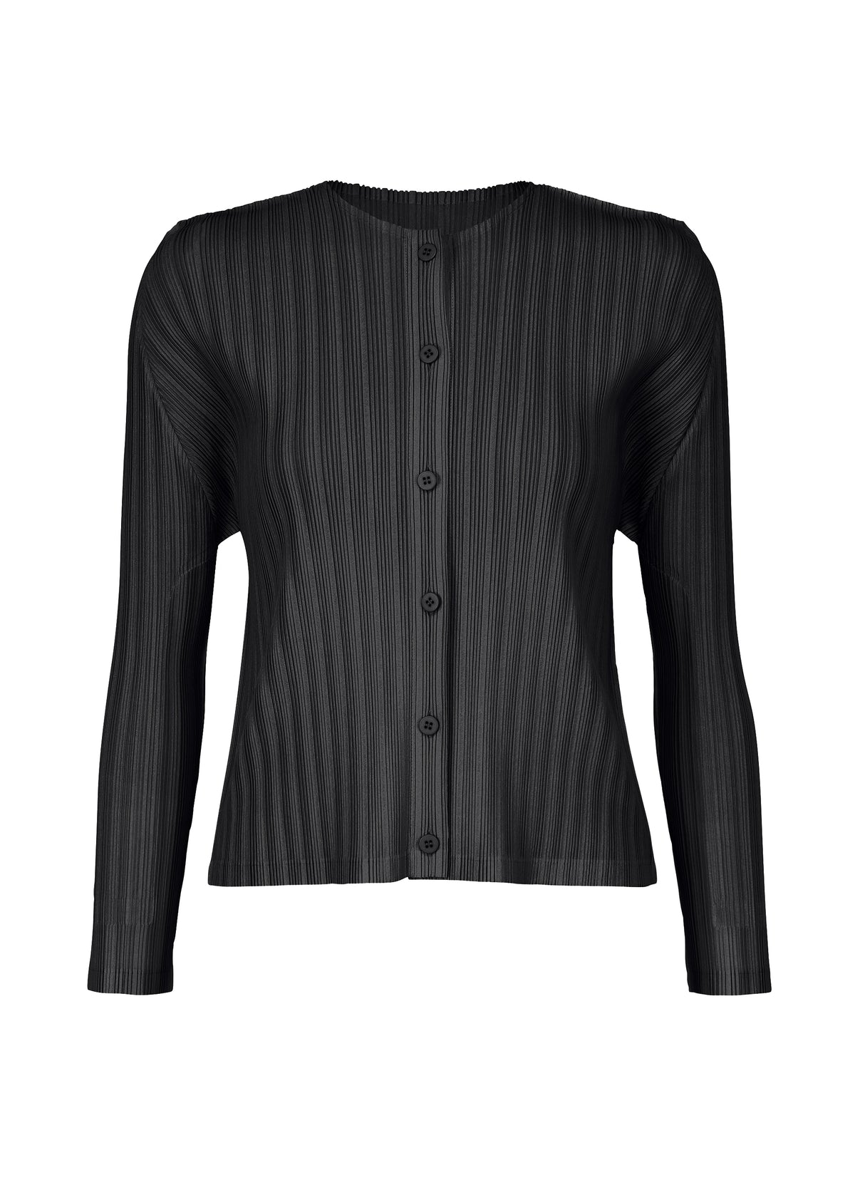 RIB PLEATS JANUARY CARDIGAN