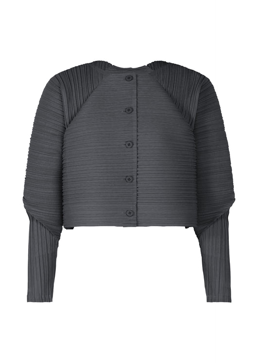 RAMIE PLEATS CARDIGAN