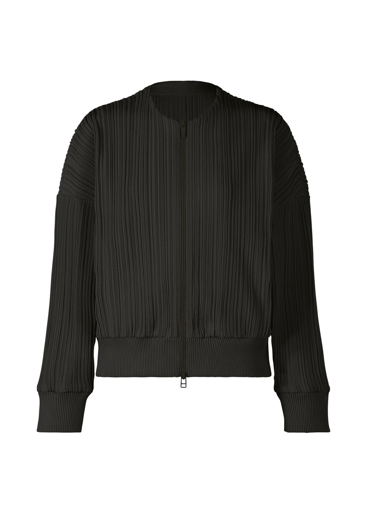 CREPE KNIT, Women_Jackets & Coats_Jackets & Blousons, Black