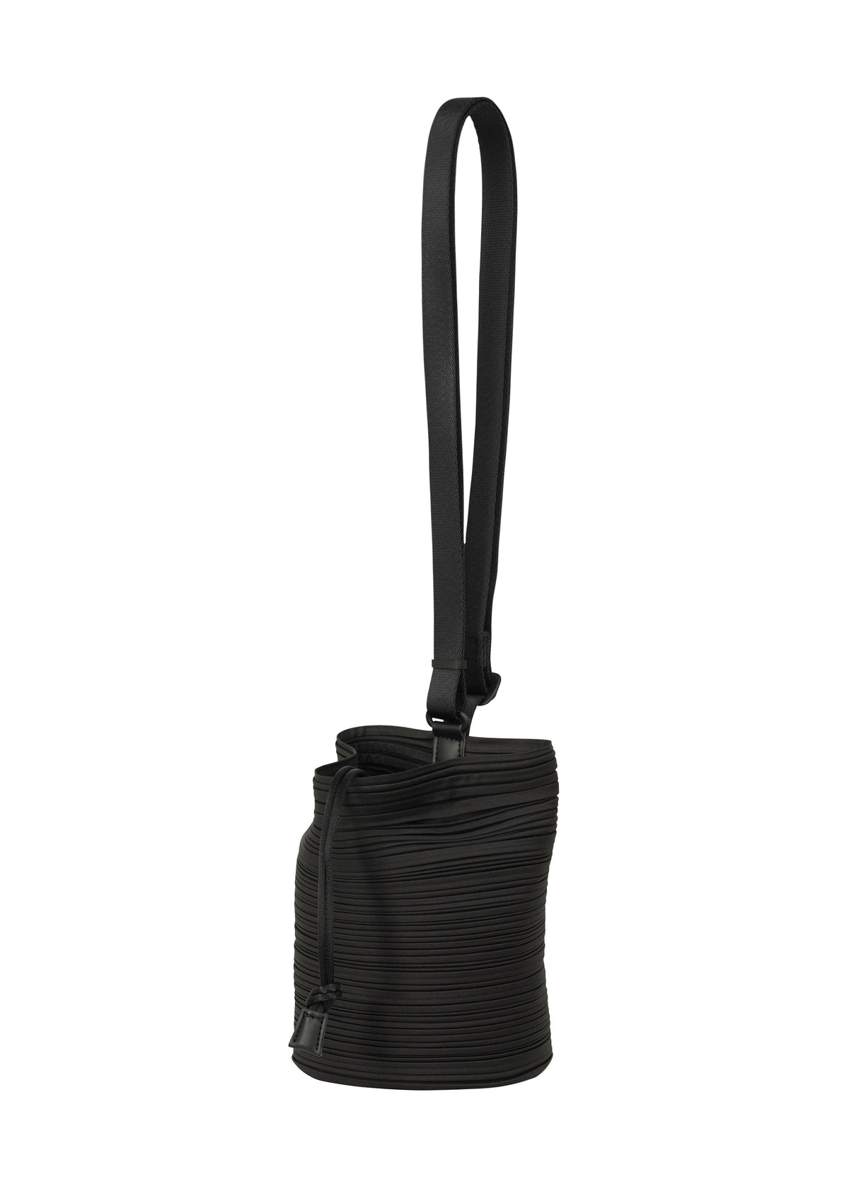 WARP PLEATS BAG, Bags & Wallets_Shoulder bag, black