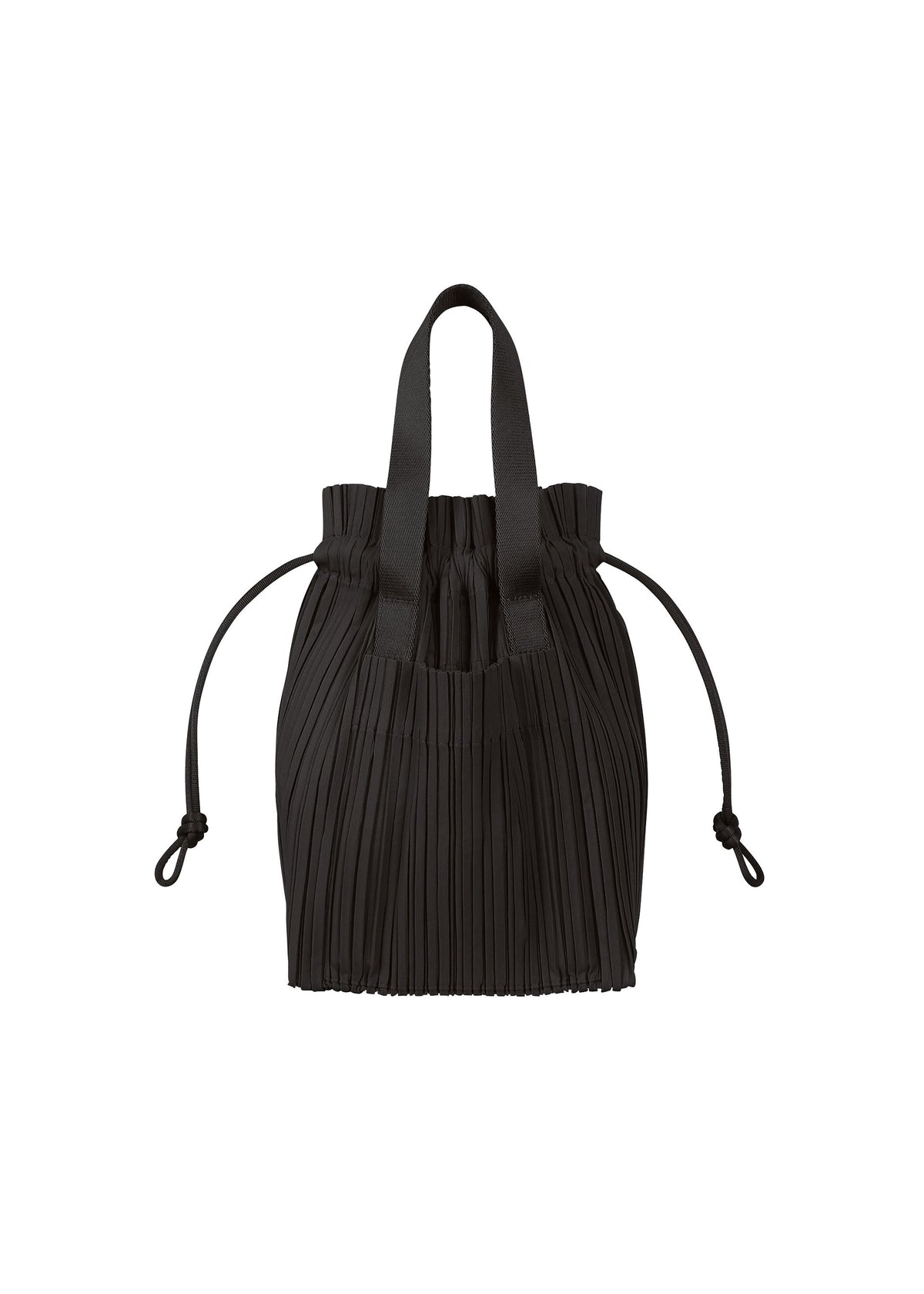 PLEATS TOTE BAG, Bags & Wallets_Shoulder bag, black