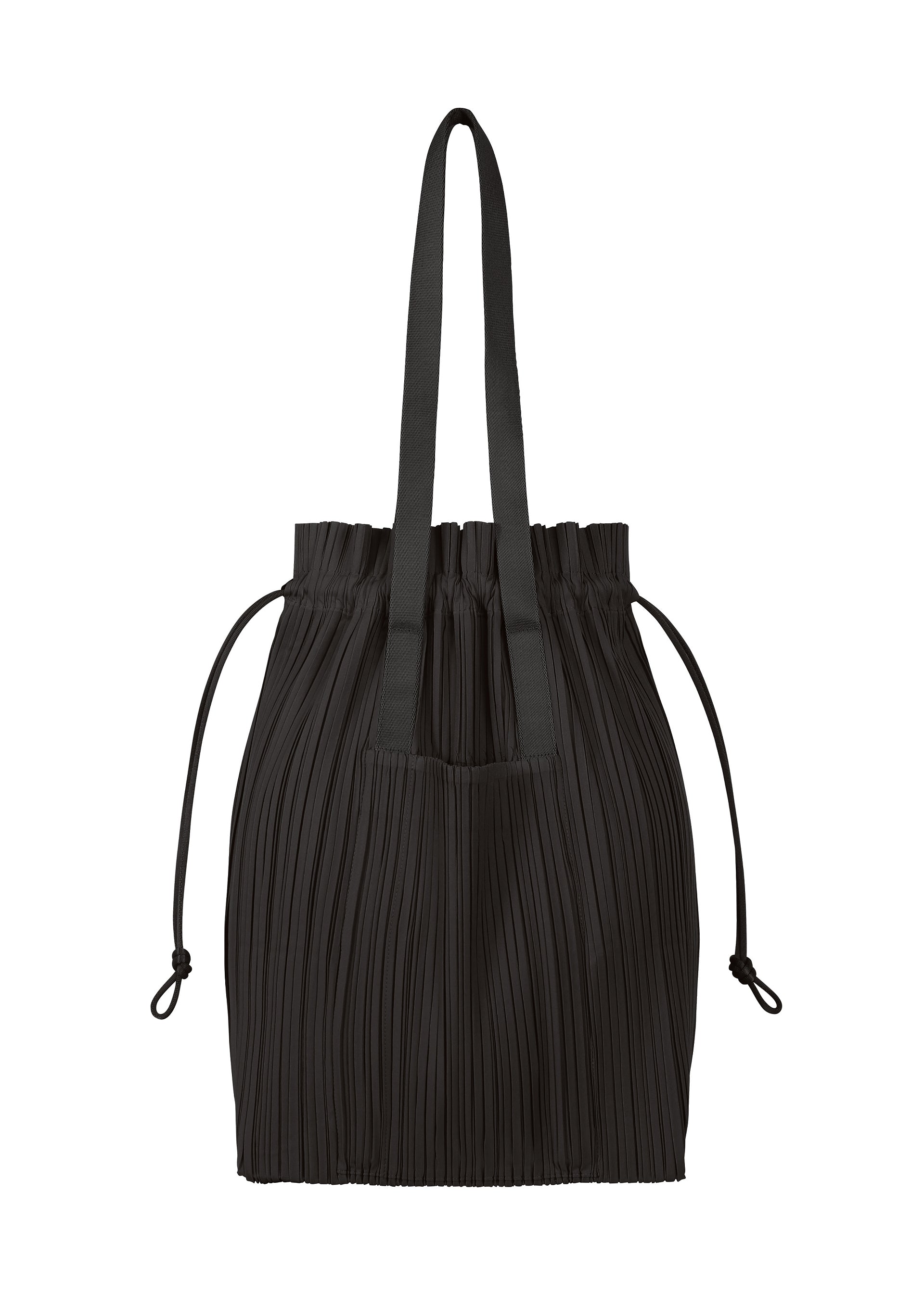 PLEATS TOTE BAG, Bags & Wallets_Tote bag, black