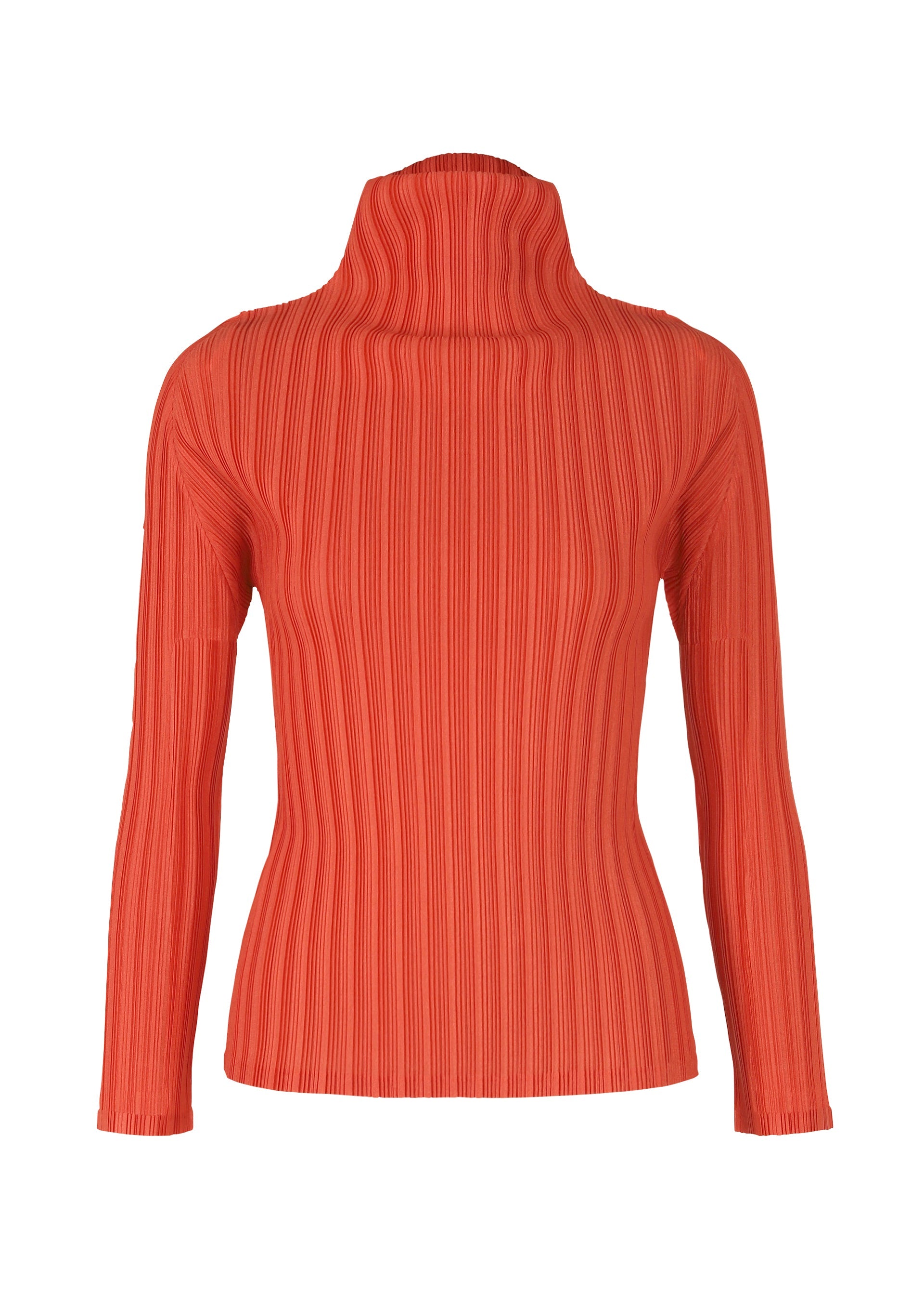 RIB PLEATS FEBRUARY, Women's Tops, Red