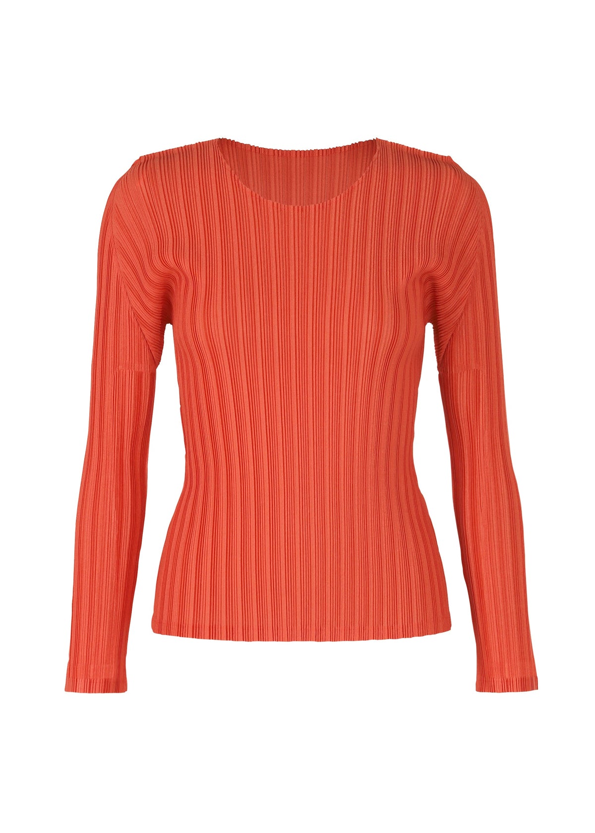 RIB PLEATS FEBRUARY, Women's Tops, Red