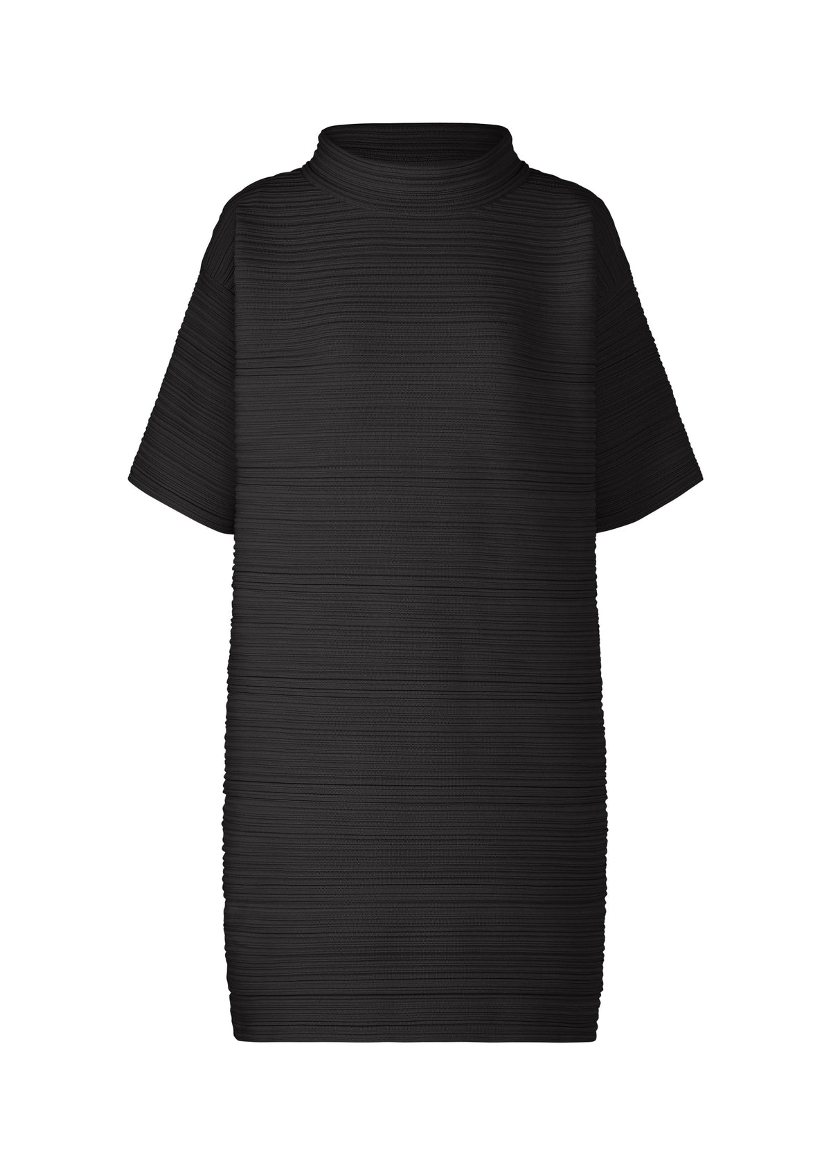 CREPE KNIT, Women's Tops Tunic, Black