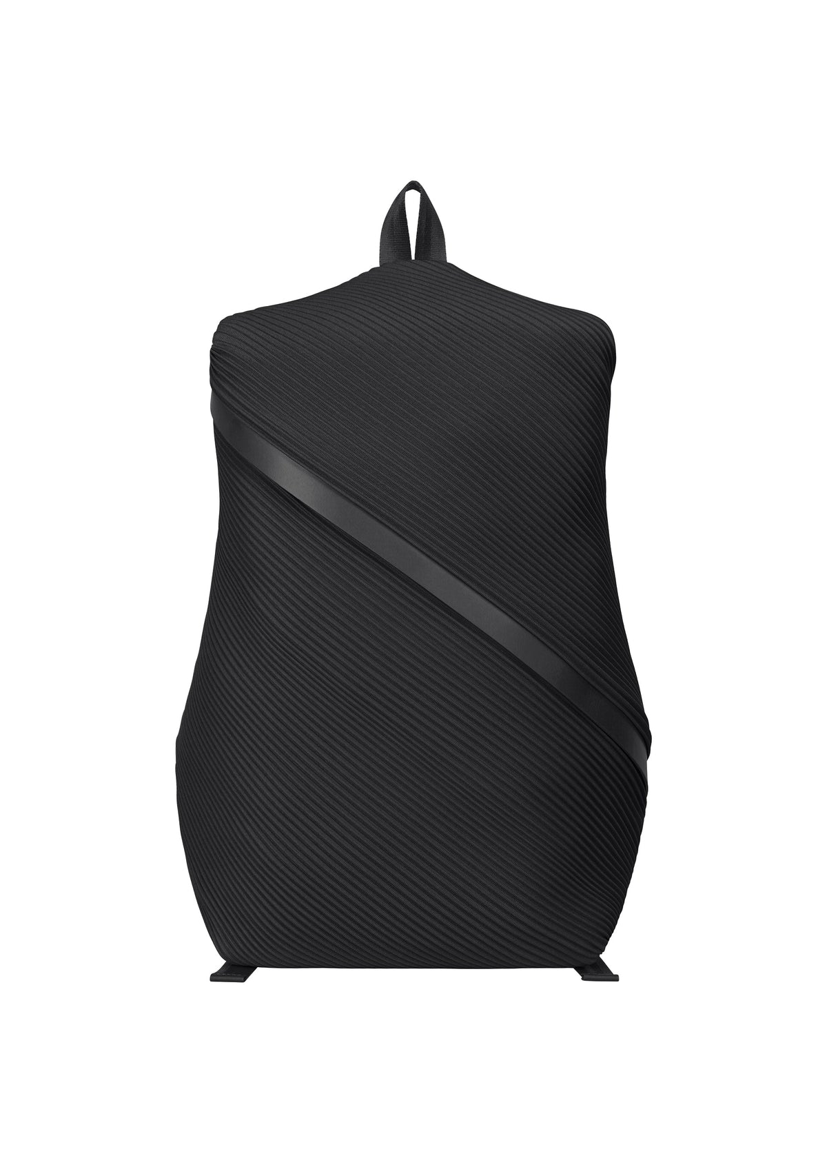 BIAS PLEATS BACKPACK, Bags & Wallets_Backpack, Black