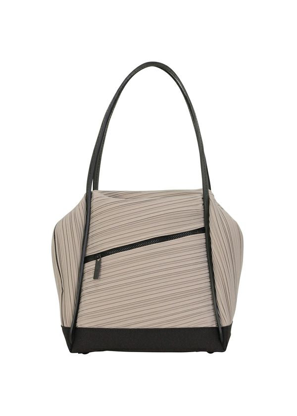 BIAS PLEATS BAG, Bags & Wallets_Handbag, Gray
