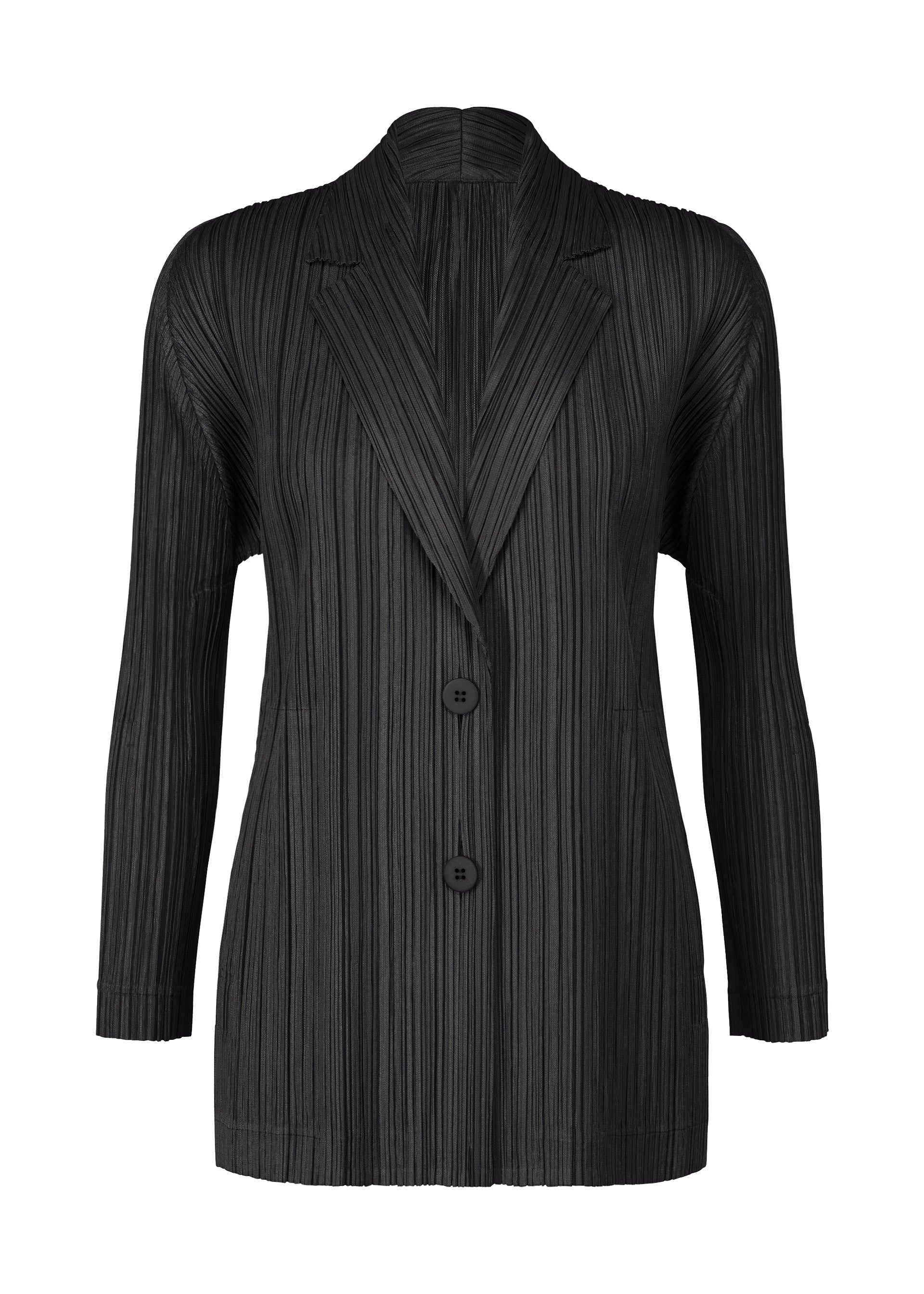 PLEATS JACKET, Women's Jackets & Coats, Black