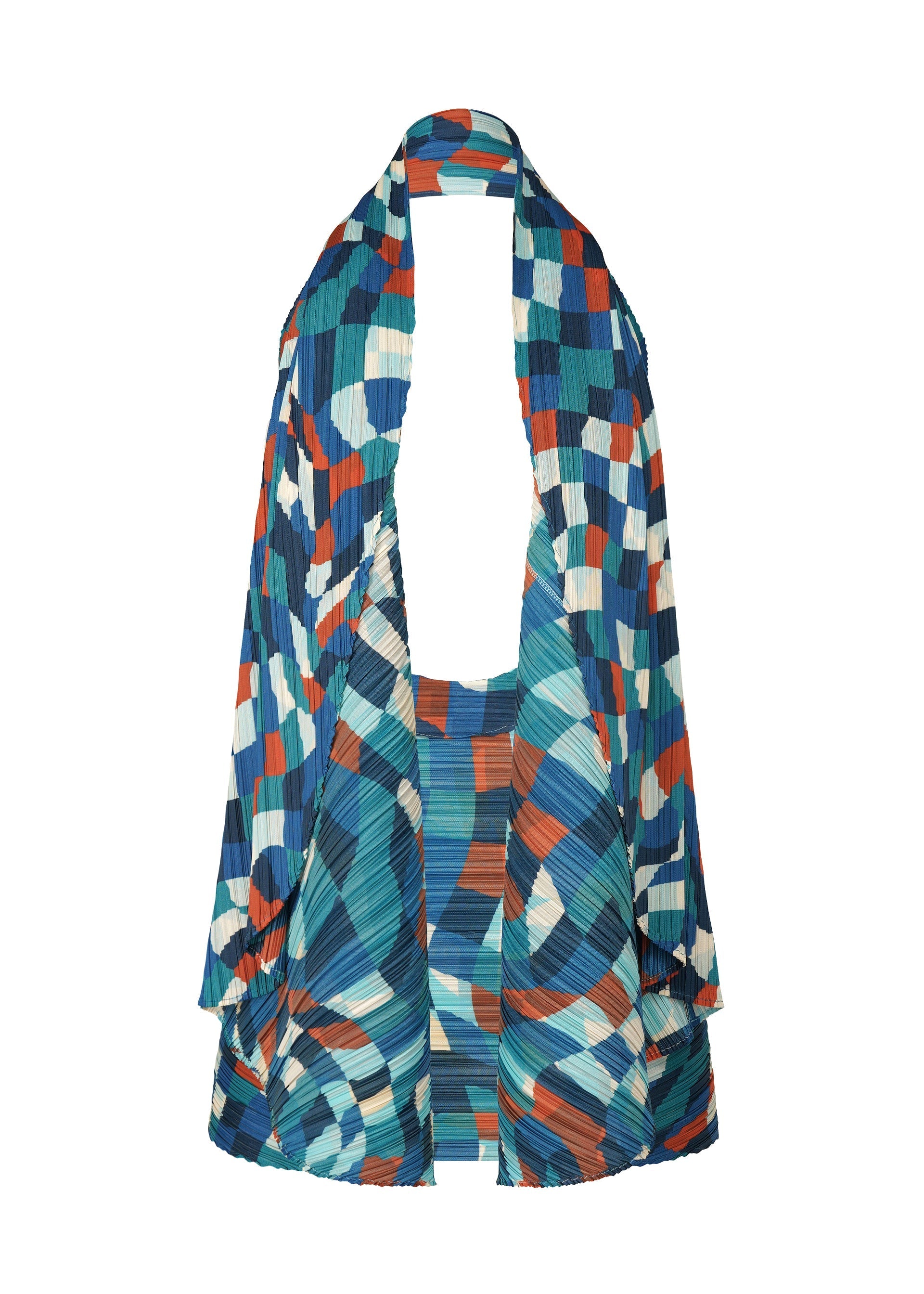 Zoomed view DANCING SQUARE, Women's Tops, Blue Vest - BLUE （no.72）