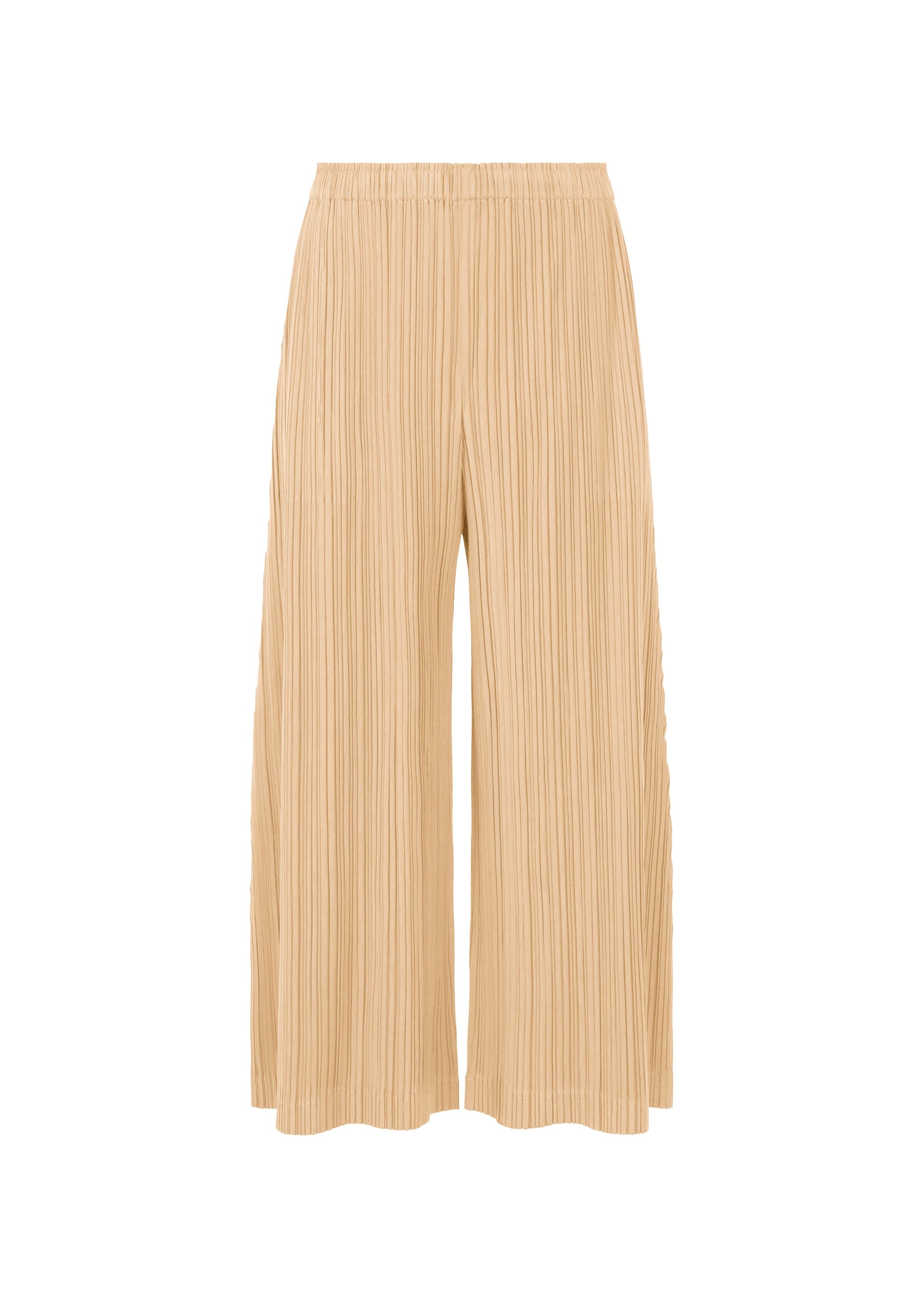 Zoomed view WOOL PLEATS - LIGHT BEIGE （no.40）
