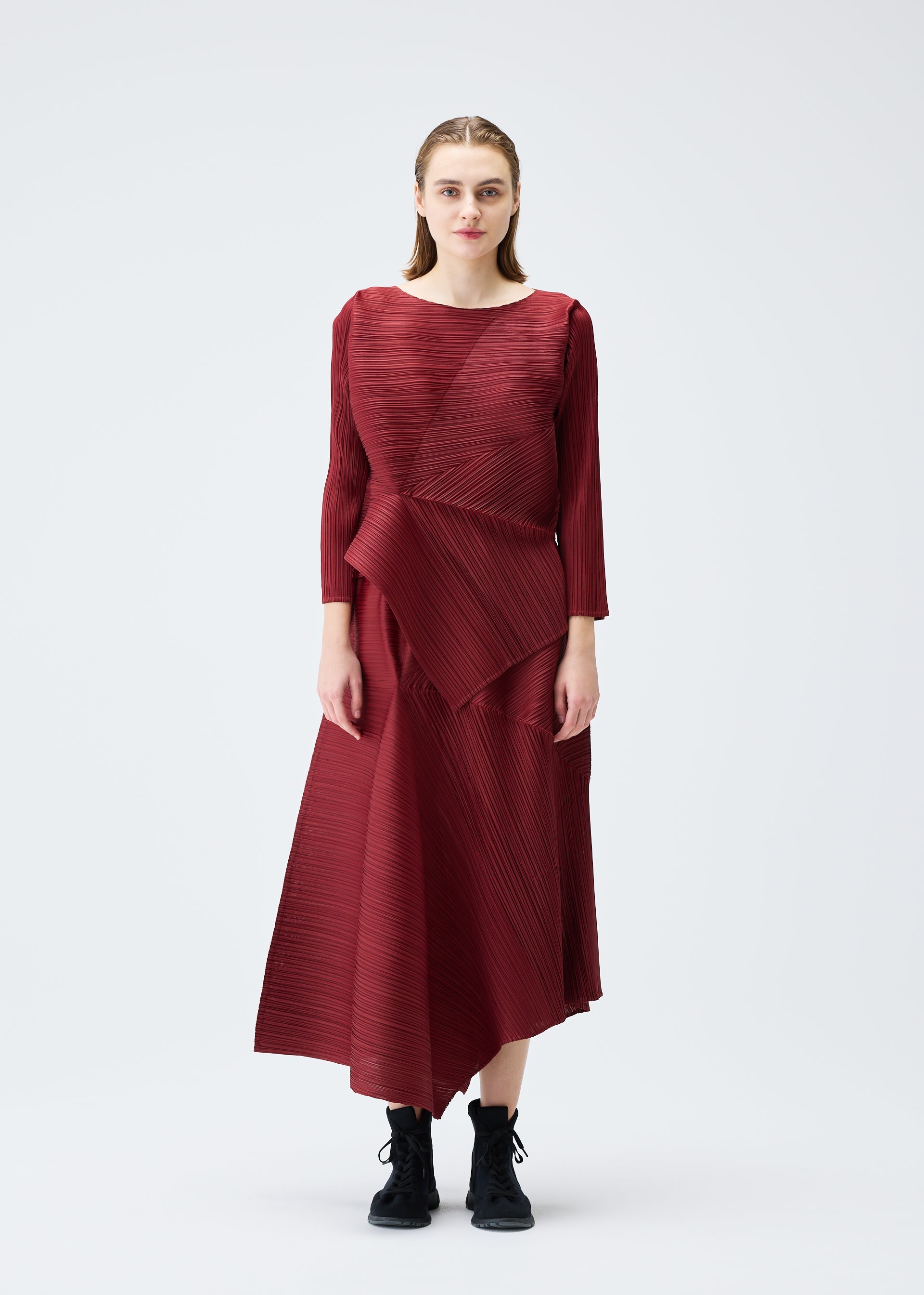 プリーツプリーズ プリーツ ジャケット ボルドー パープル PLEATS PLEASE ISSEY MIYAKE – ISSEY MIYAKE ONLINE STORE