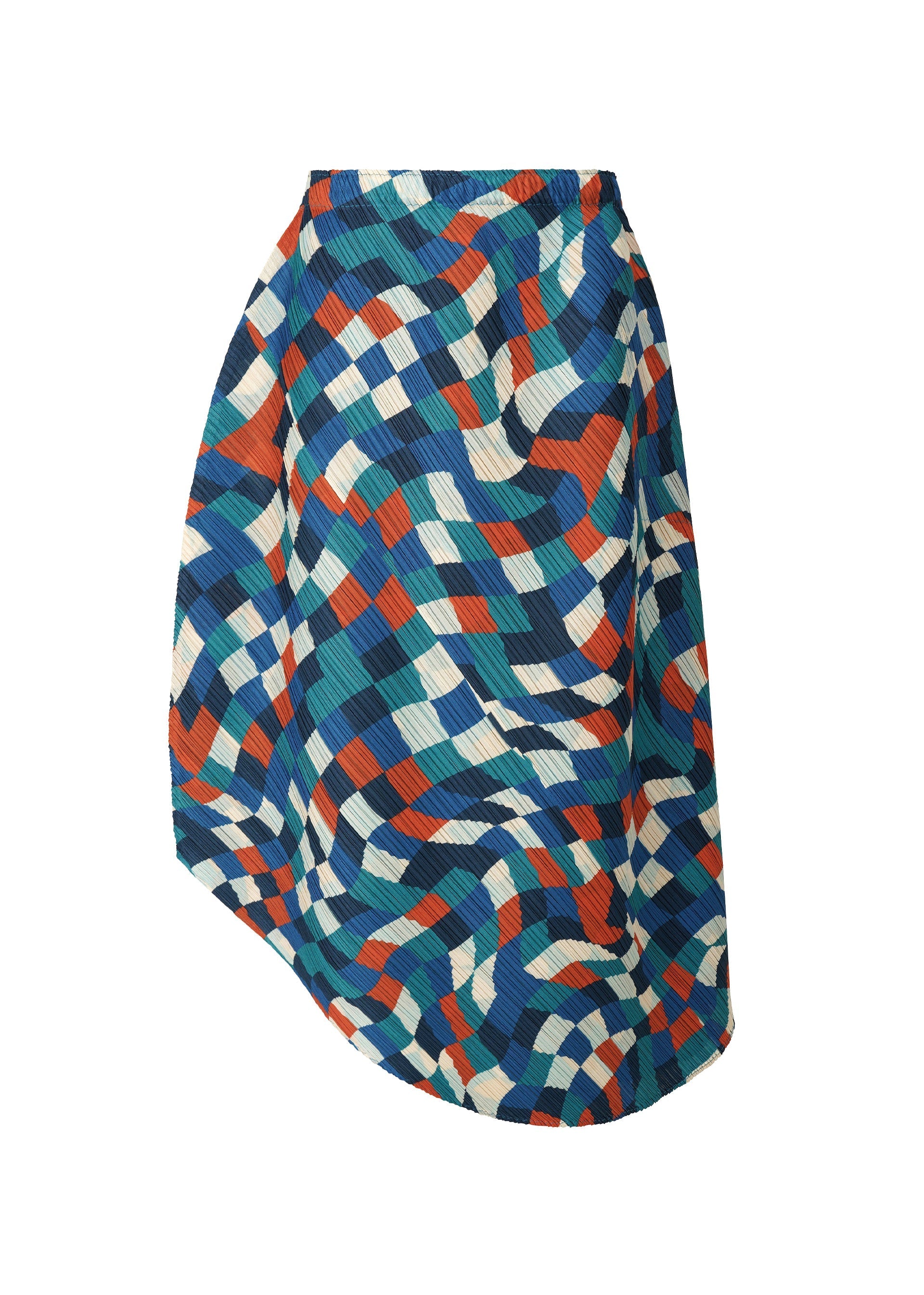 Zoomed view DANCING SQUARE, Women's Skirt, Blue - BLUE （no.72）
