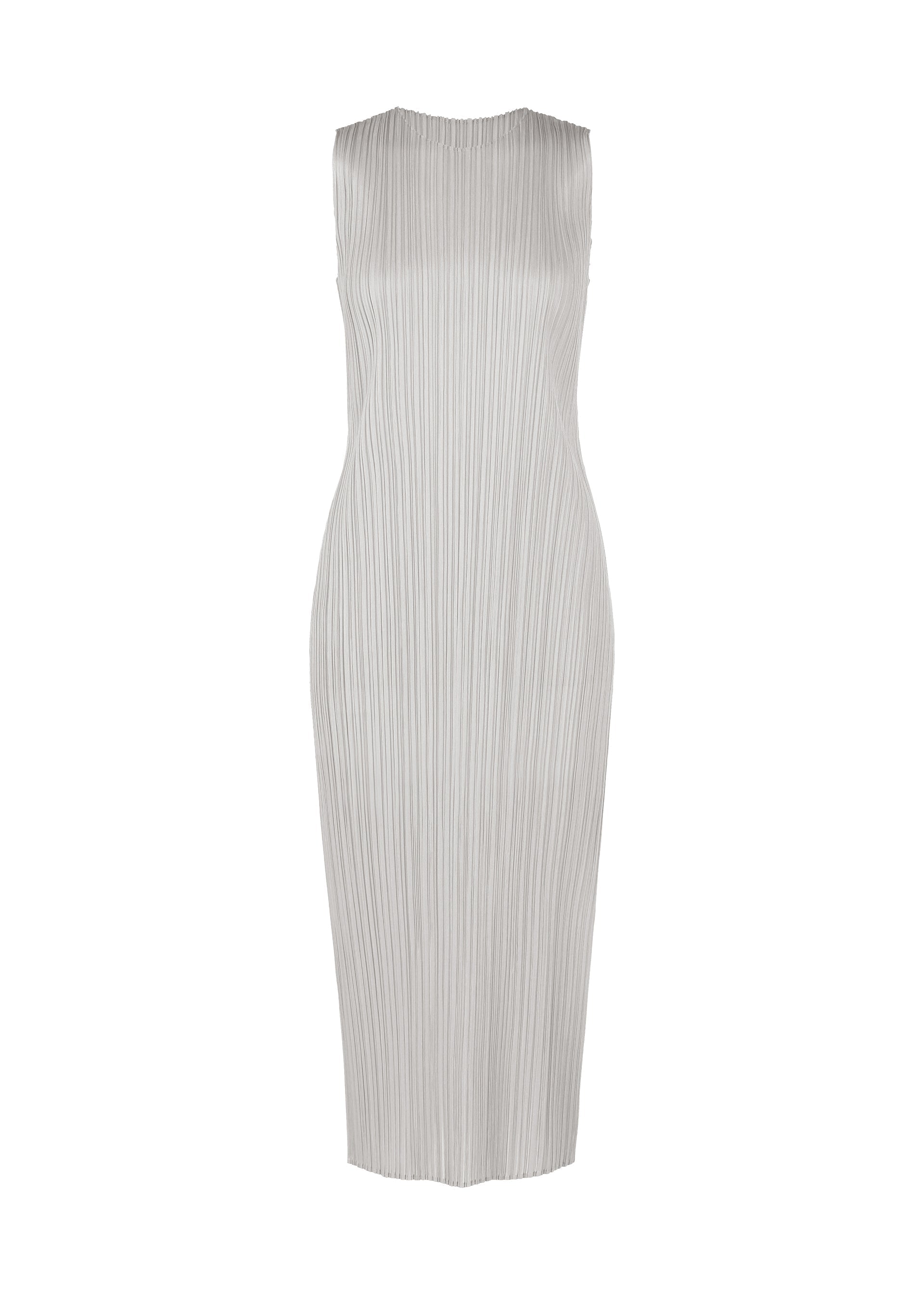 LUCID PLEATS, Women's Dress, Gray